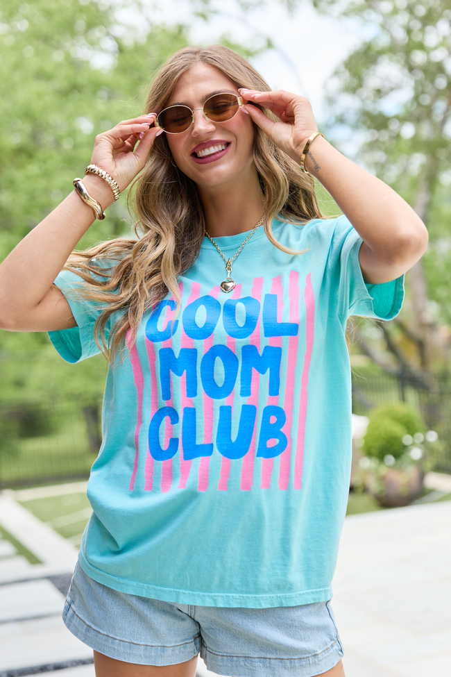 Cool Mom Club Mint Comfort Colors Graphic Tee
