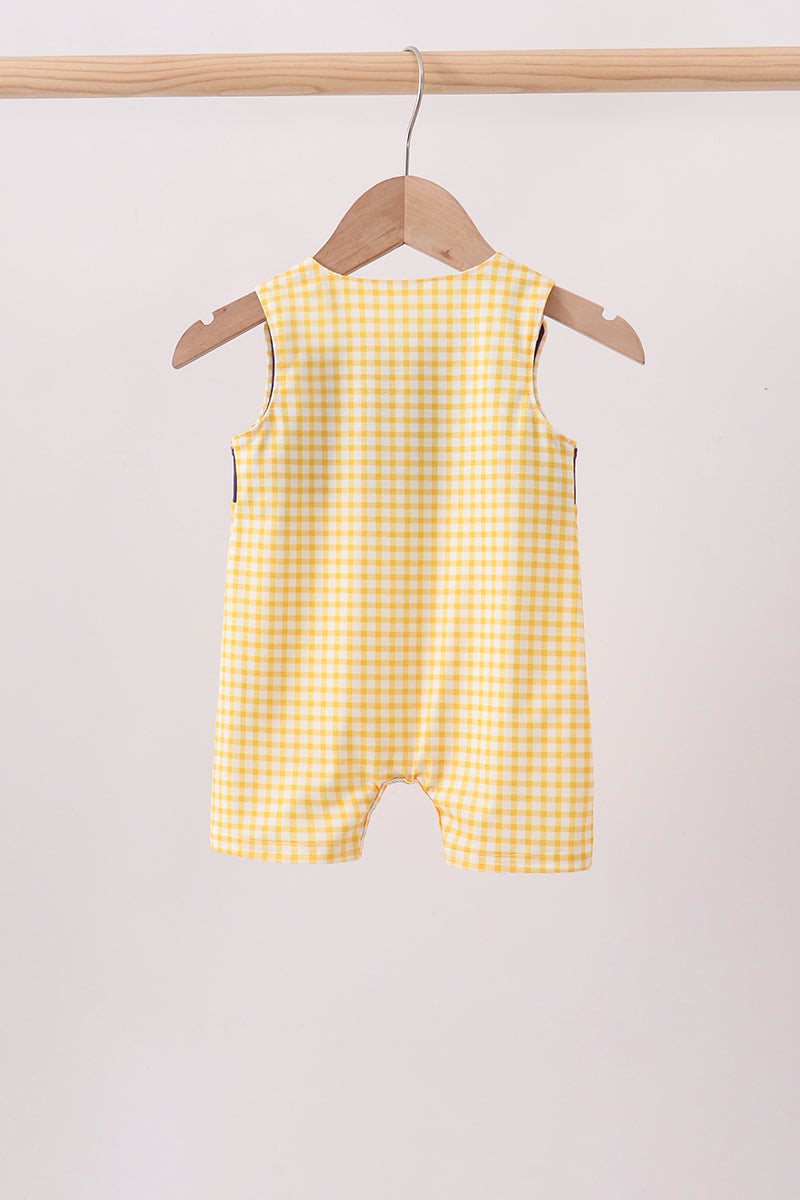 Purple LSU Tiger Applique Jon Jon