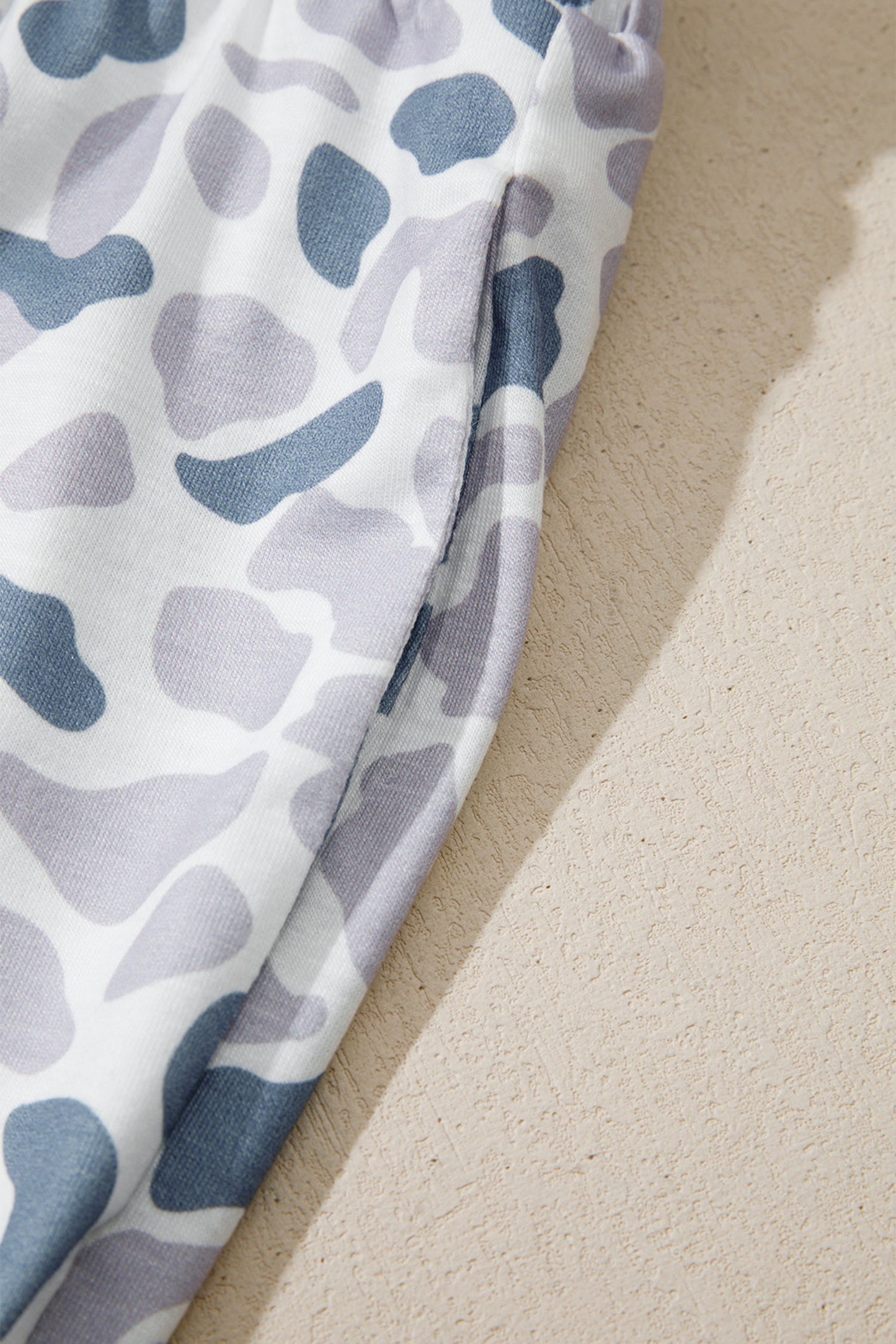 Camouflage Print Pajama Set