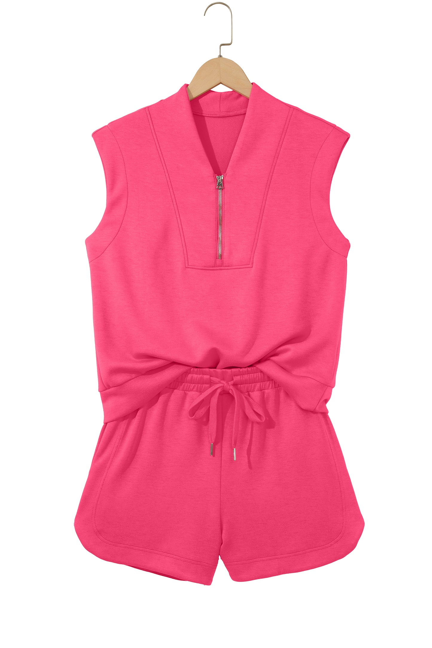 Quarter Zip Sleeveless Casual Outfit