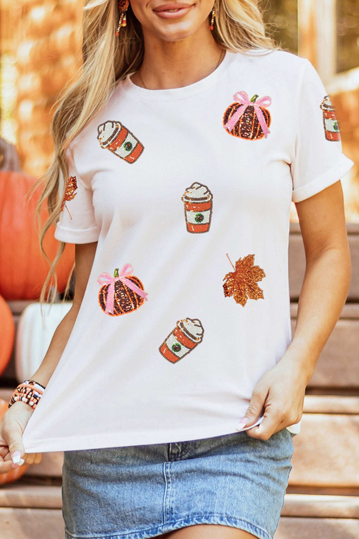 Fall Graphic Shift T Shirt