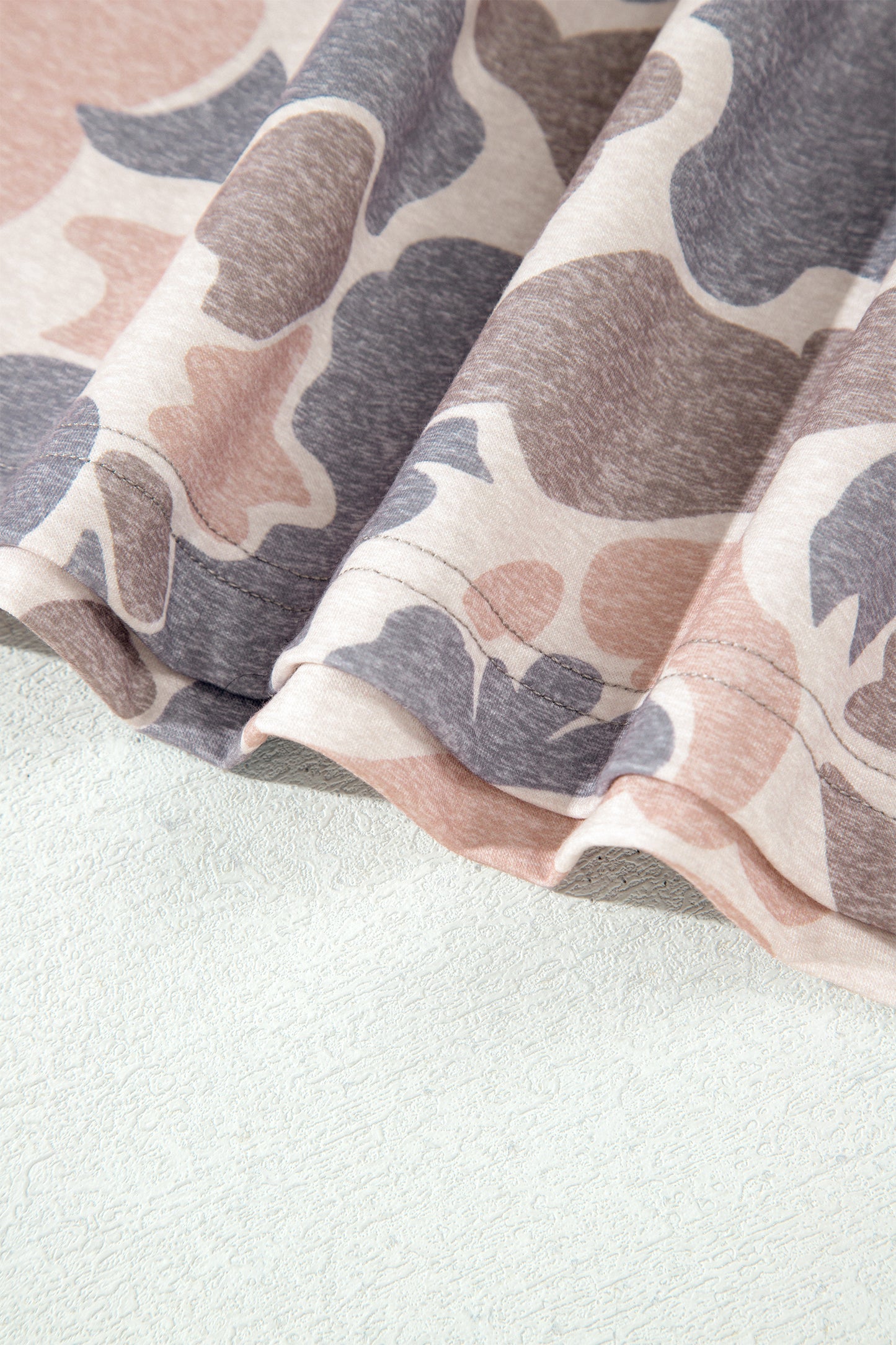 Camouflage Print Pants Set