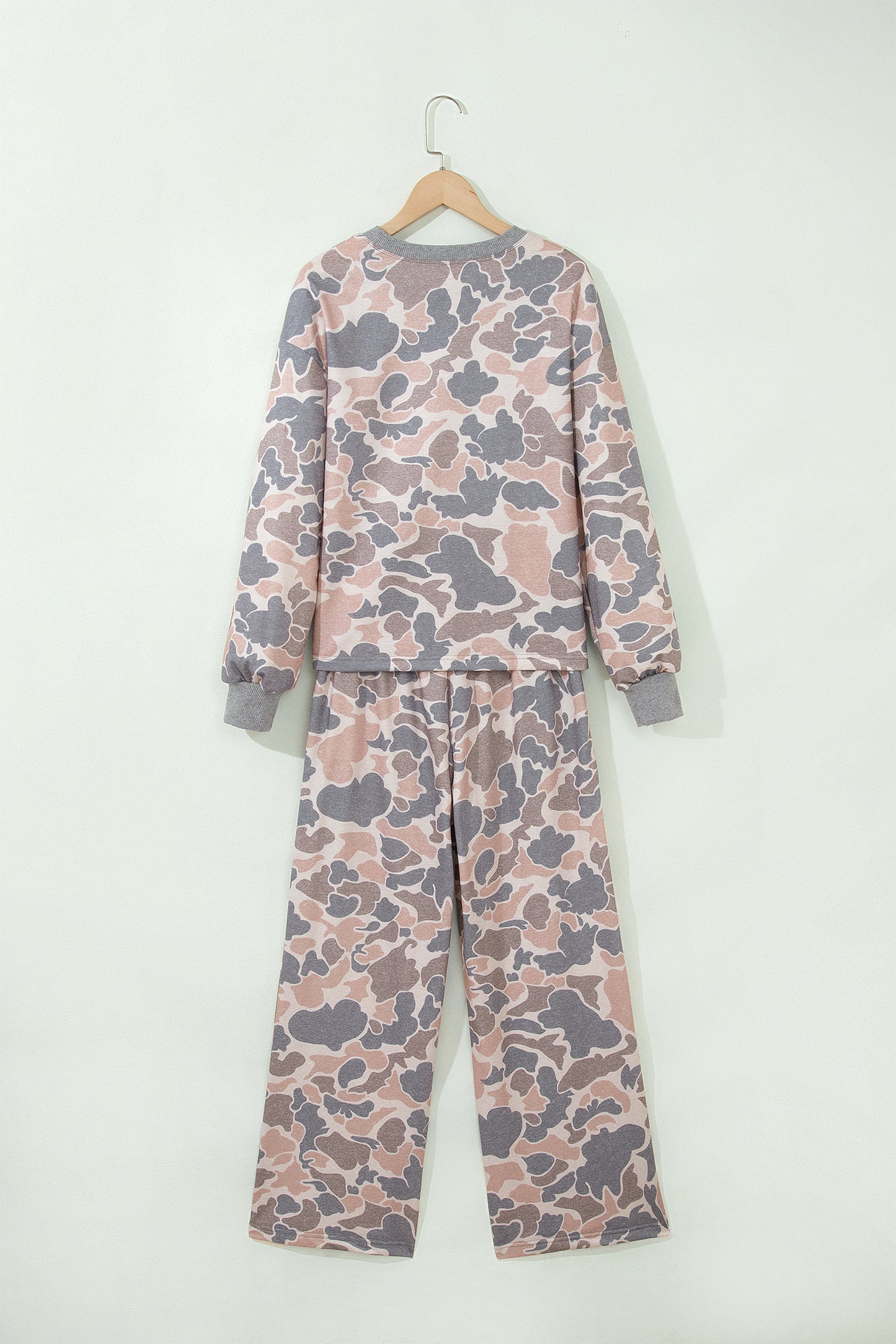 Camouflage Print Pants Set