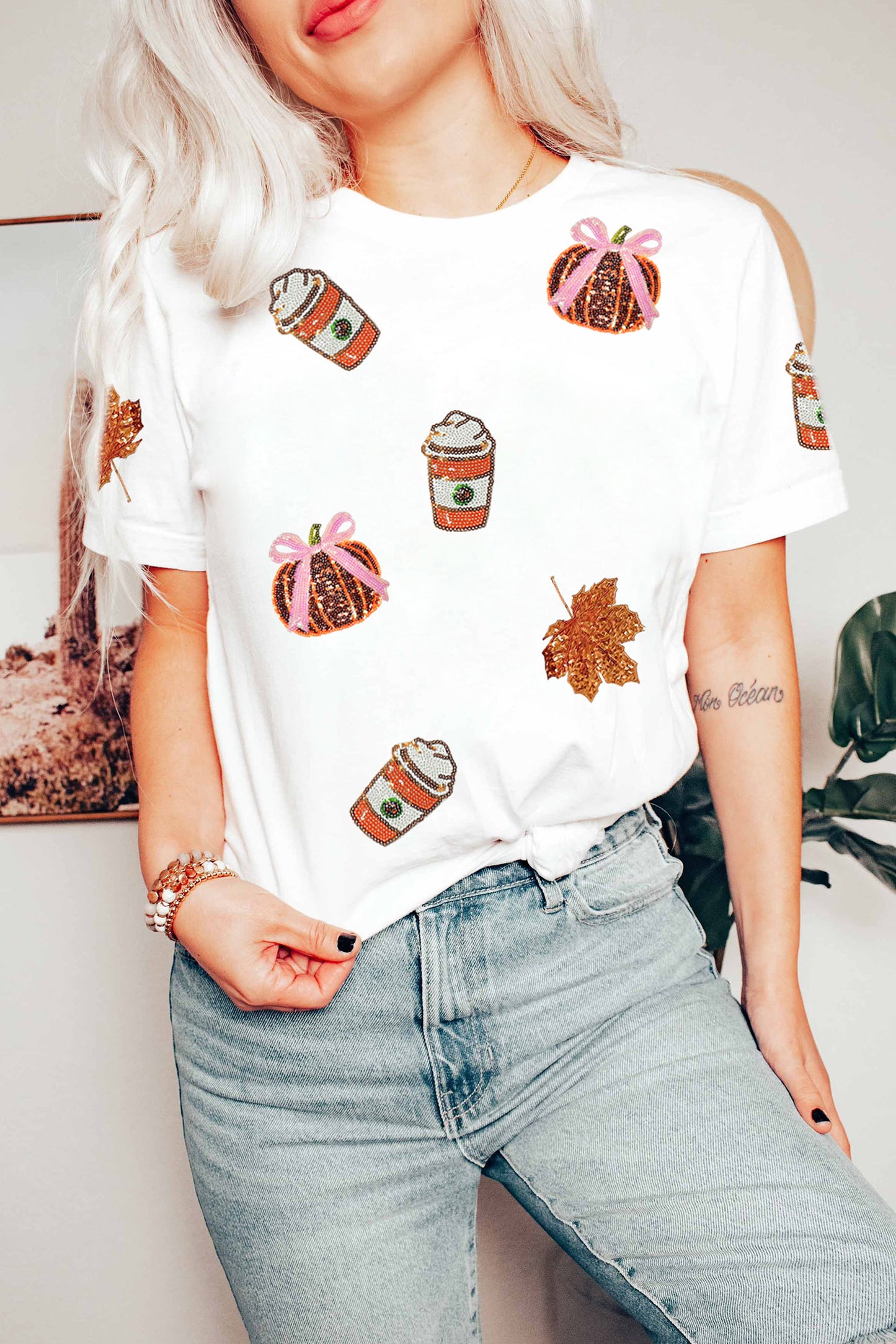 Fall Graphic Shift T Shirt