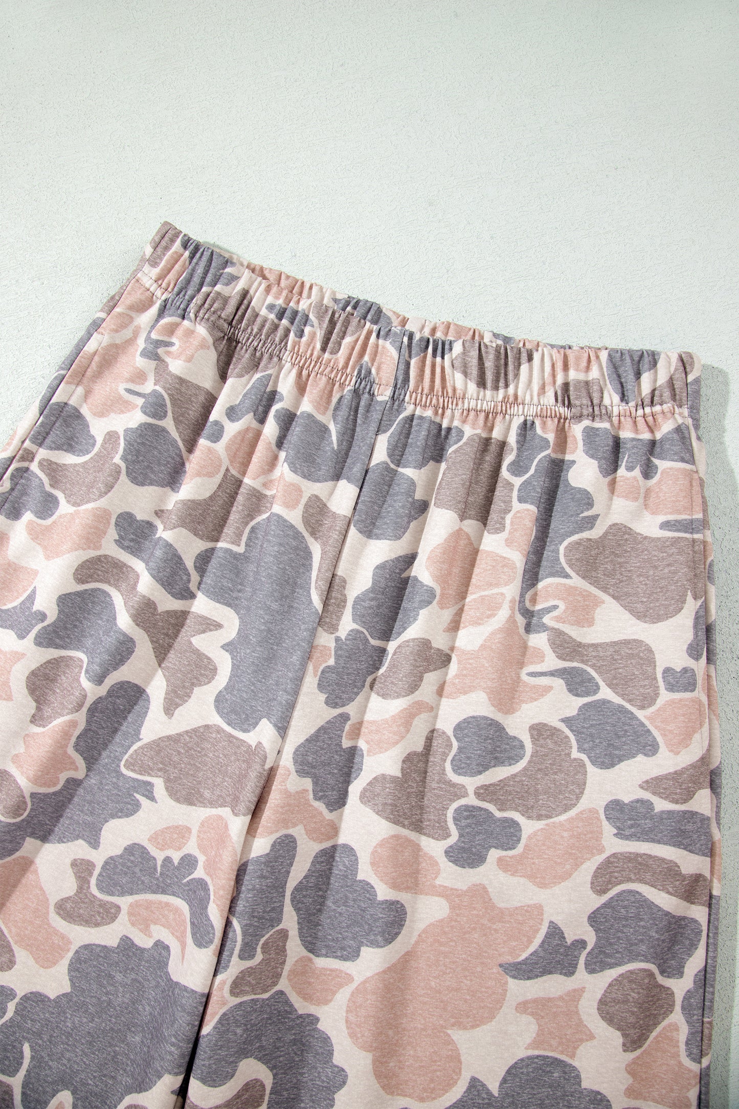 Camouflage Print Pants Set
