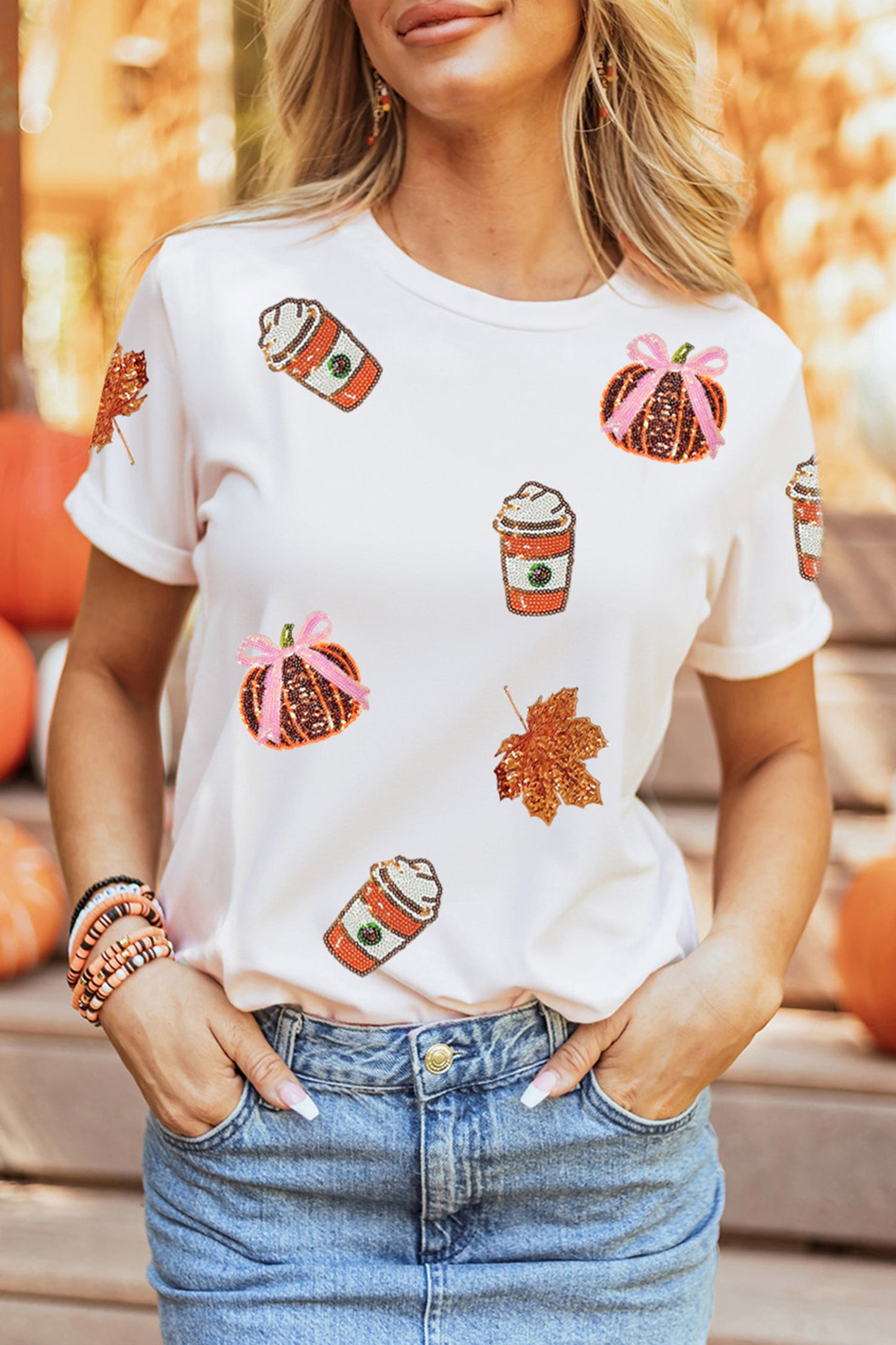 Fall Graphic Shift T Shirt