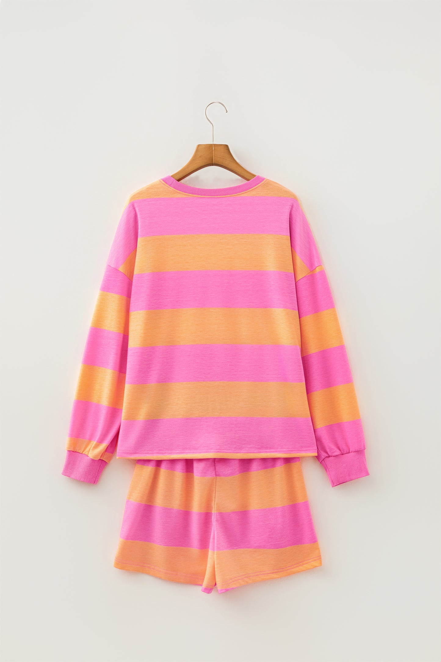 Long Sleeve Casual Short Set