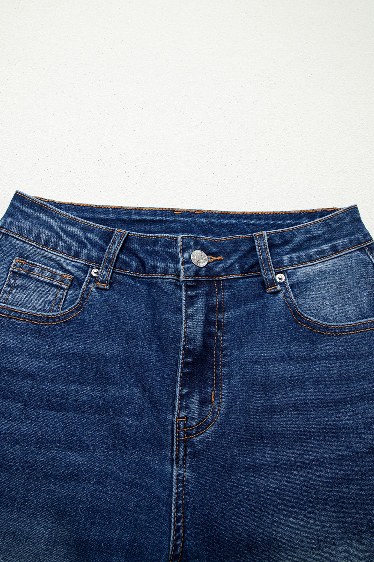 Raw Hem Ankle Length Jeans