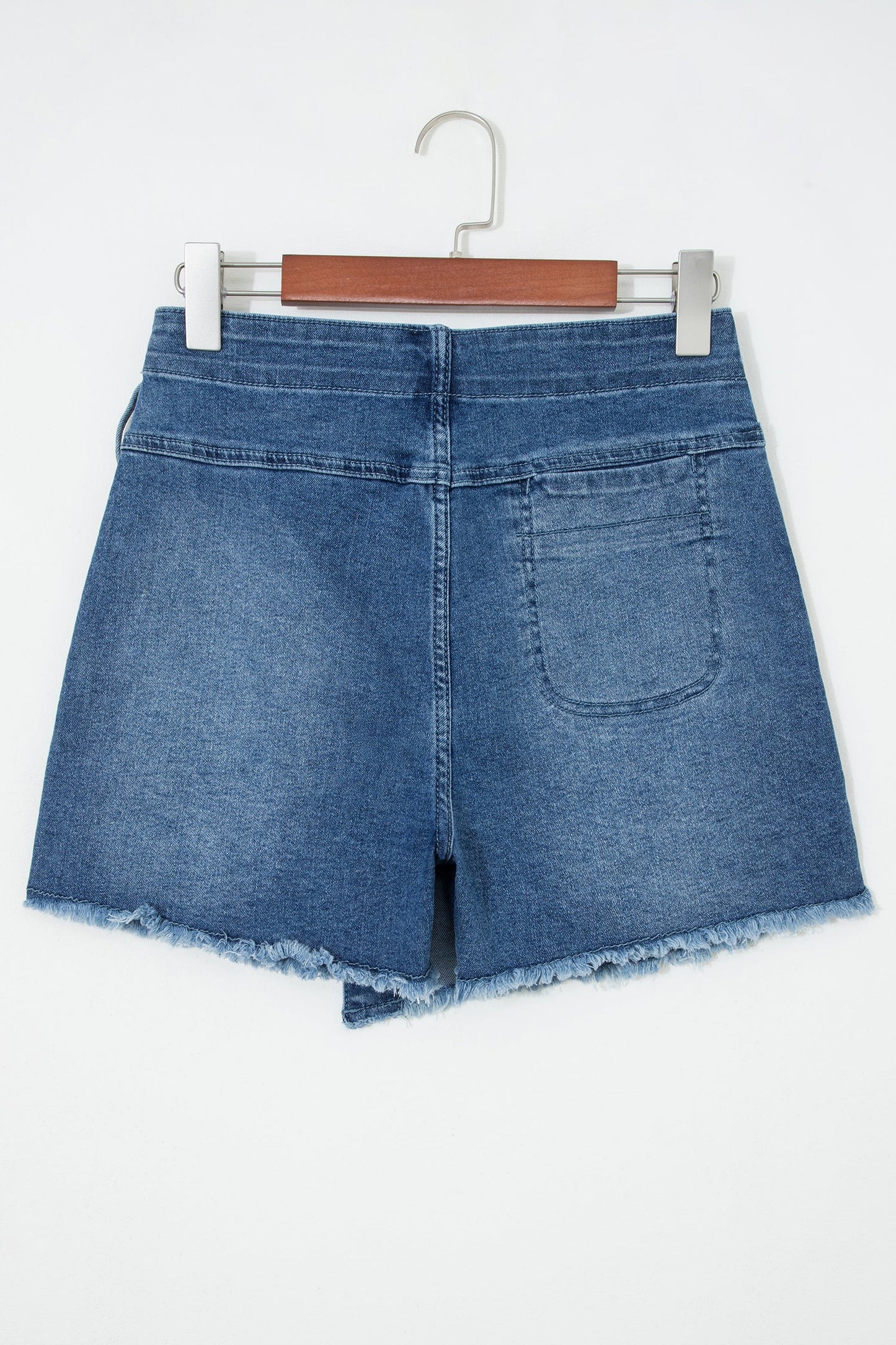 Wrapped Tie Waist Denim Skort