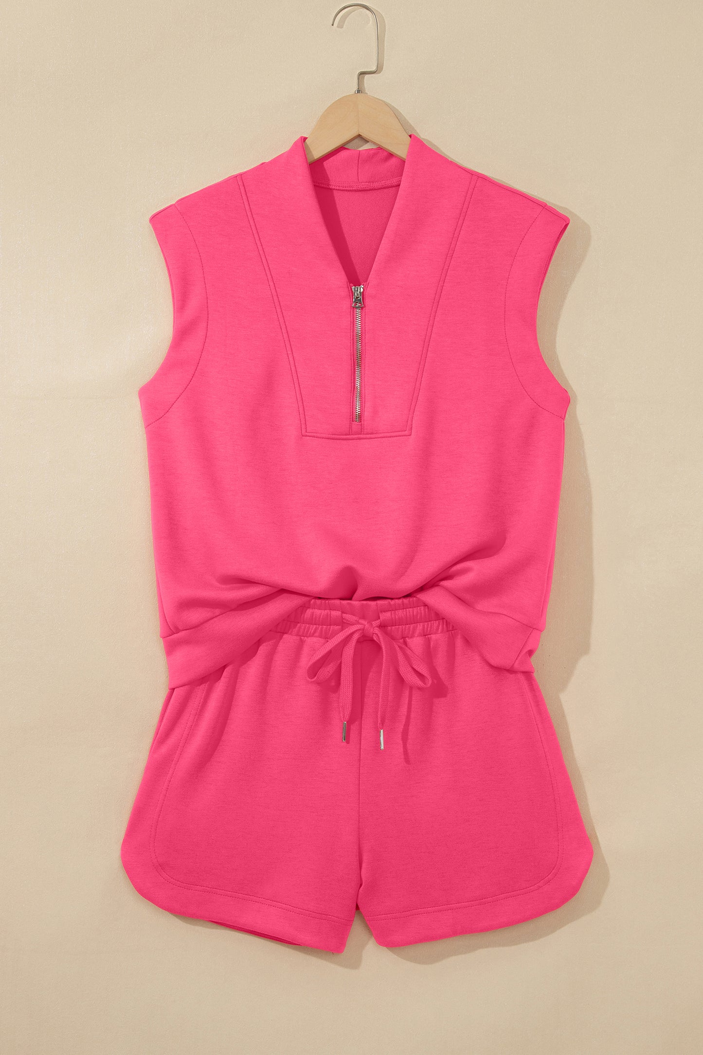 Quarter Zip Sleeveless Casual Outfit