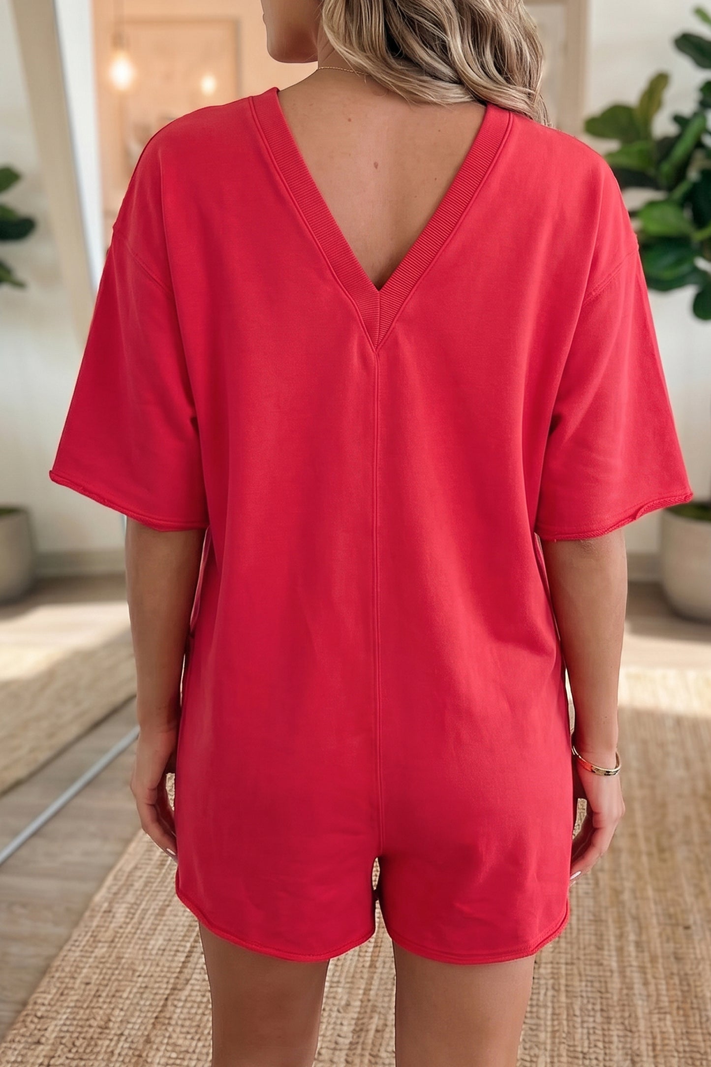 Pocketed Loose Romper