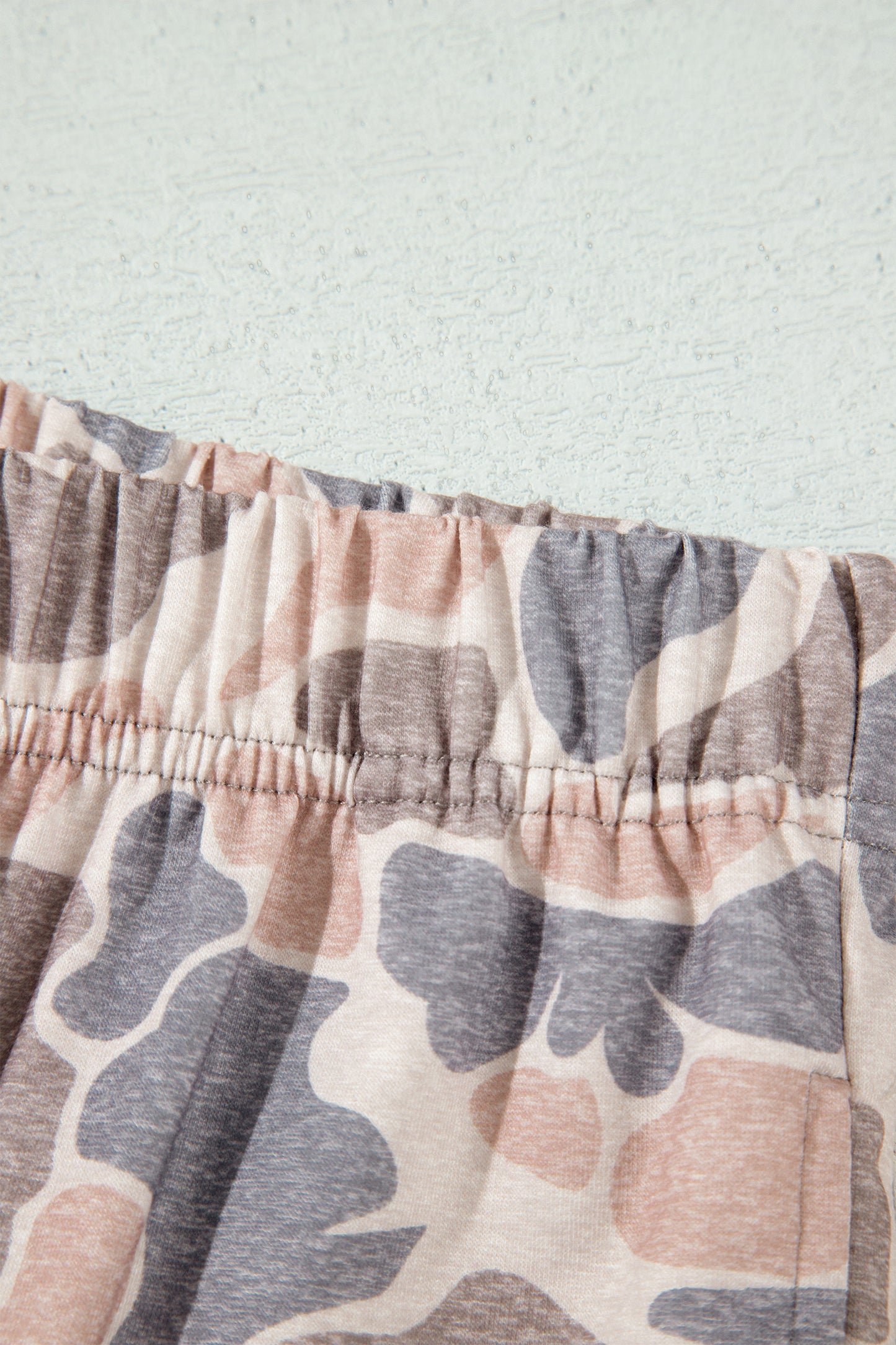 Camouflage Print Pants Set