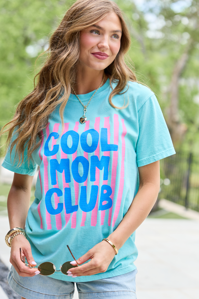 Cool Mom Club Mint Comfort Colors Graphic Tee