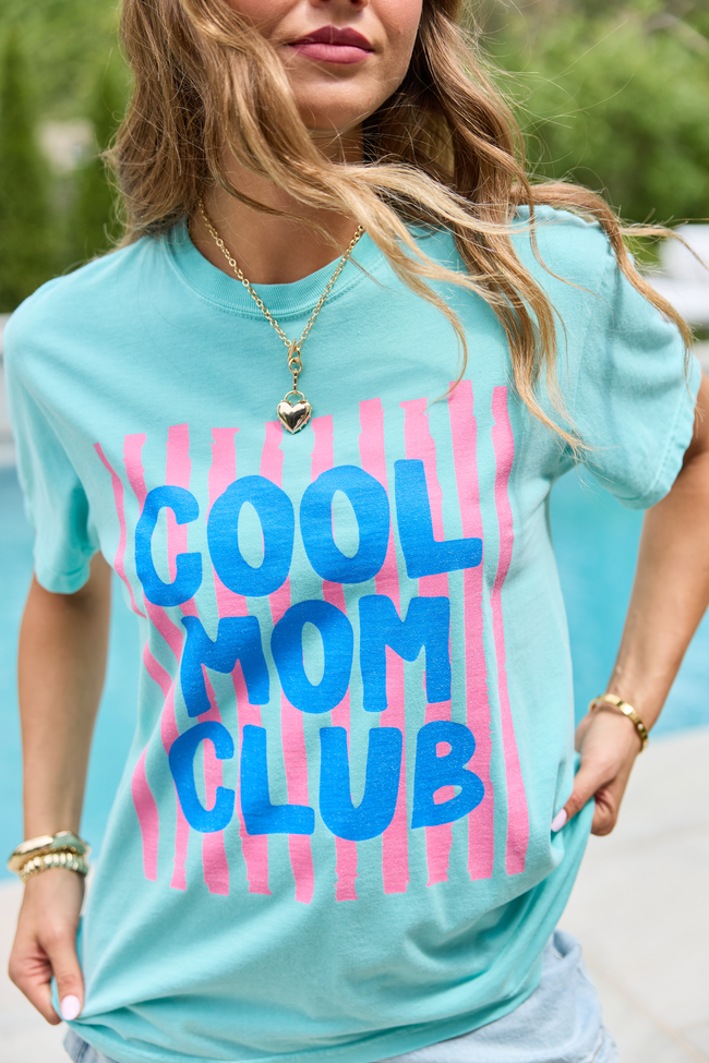 Cool Mom Club Mint Comfort Colors Graphic Tee