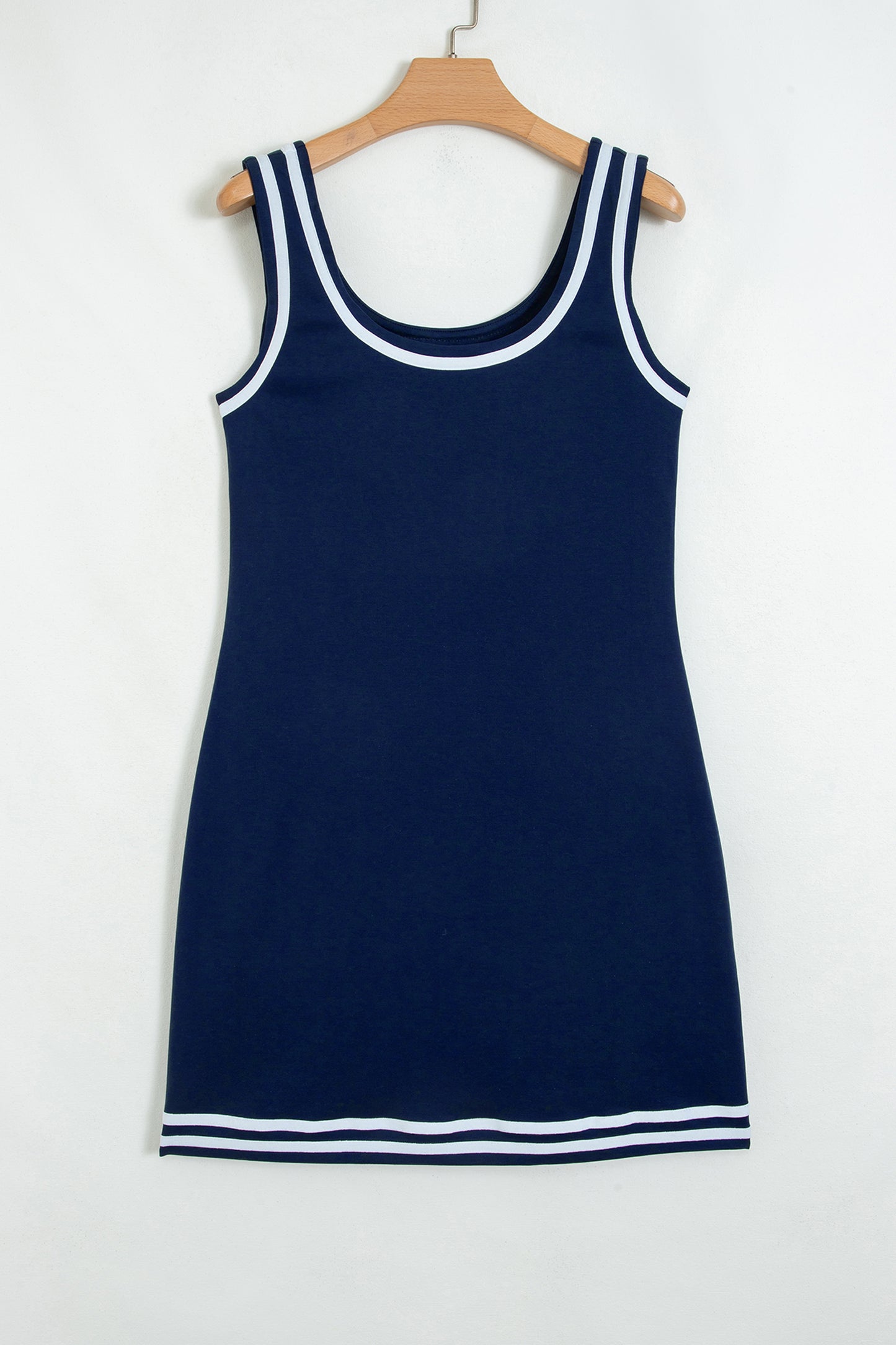 Sleeveless Mini Dress with Shorts 2pcs Set