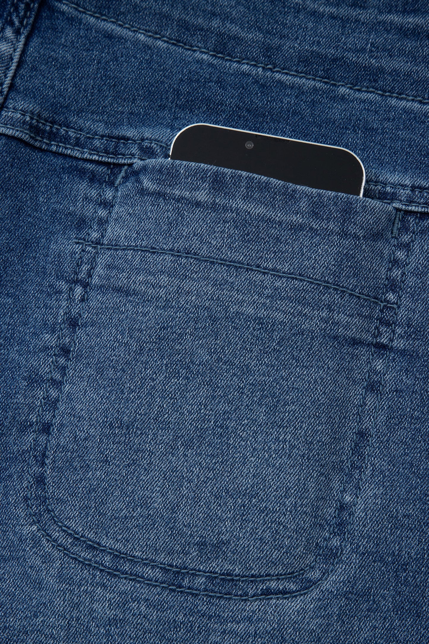 Wrapped Tie Waist Denim Skort