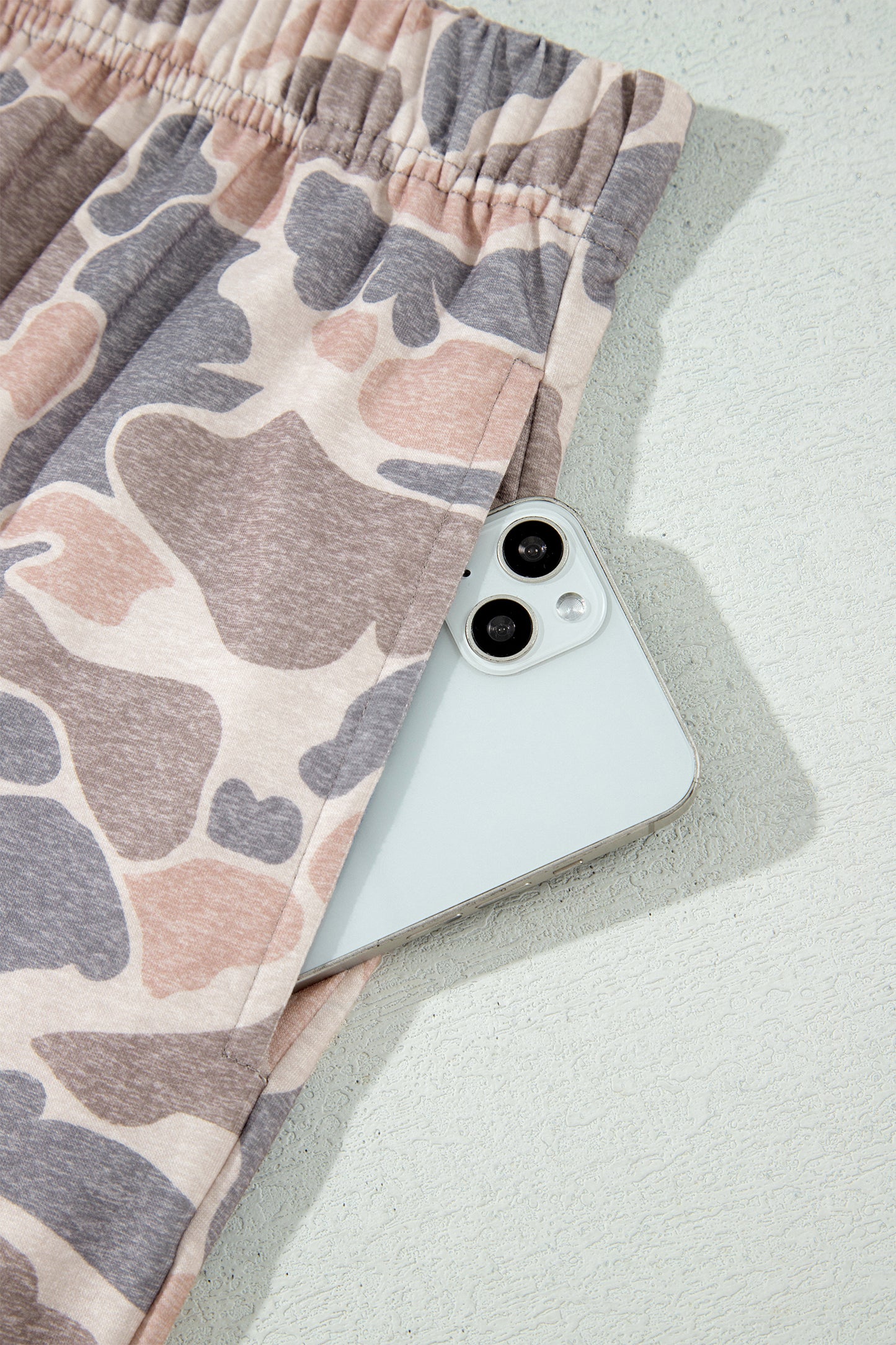 Camouflage Print Pants Set