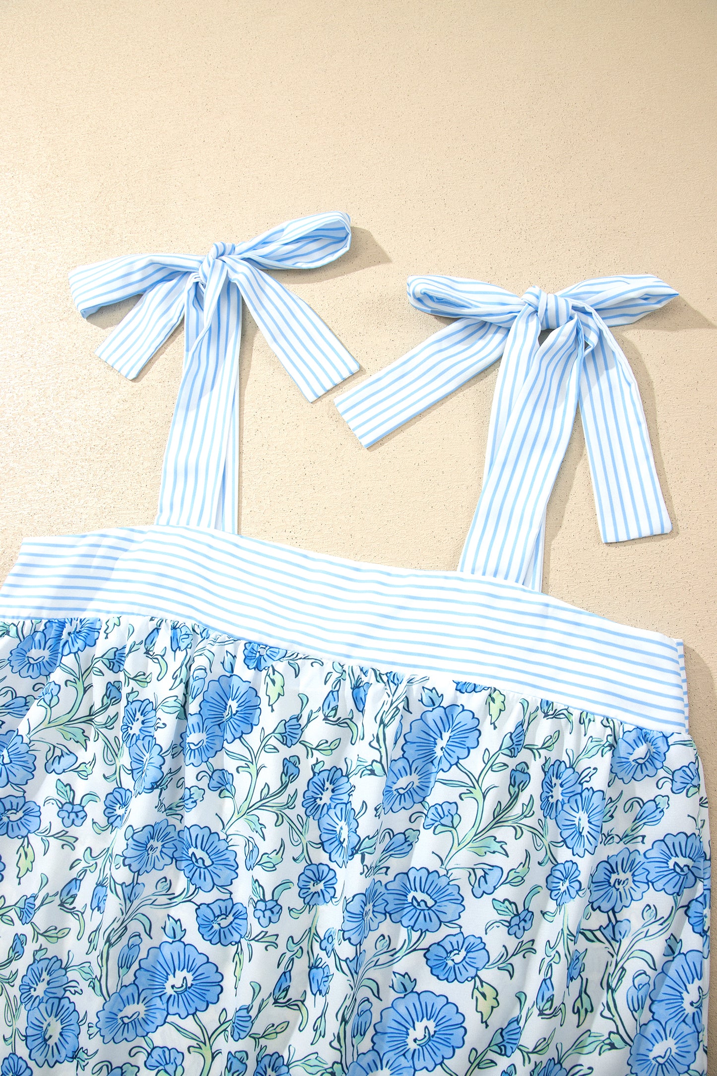 Floral Striped Short Set