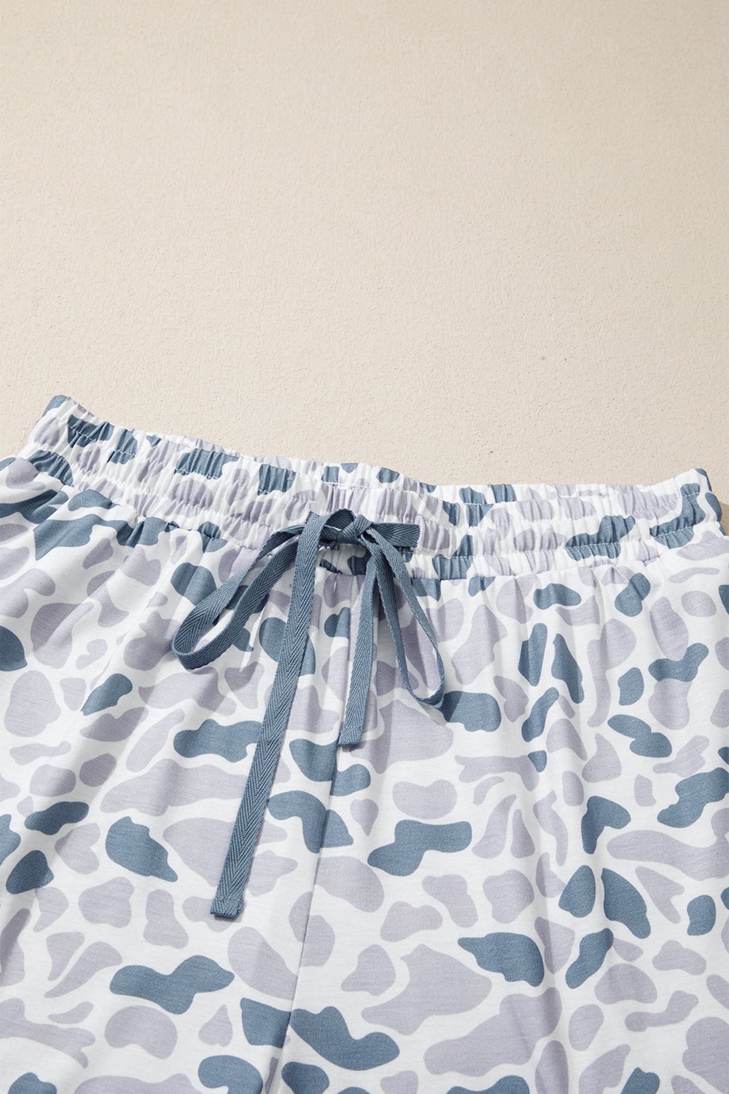 Camouflage Print Pajama Set