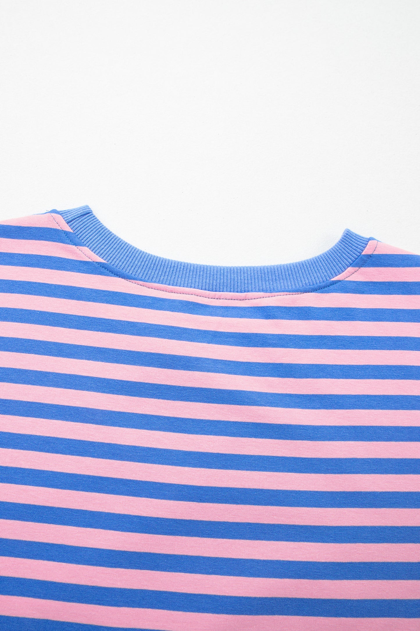Stripe Relaxed Short Sleeve Top & Skort Set
