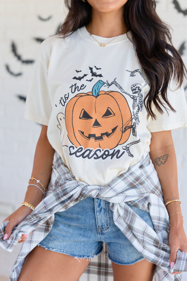 Tis the Season Halloween Ivory Graphic Tee