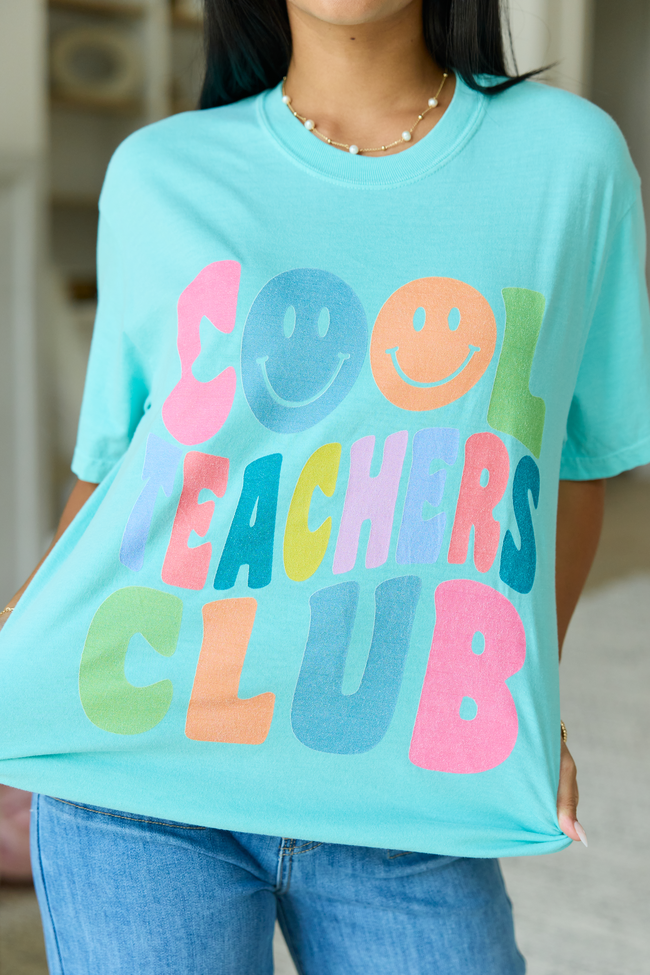 Cool Teachers Club Mint Graphic Tee