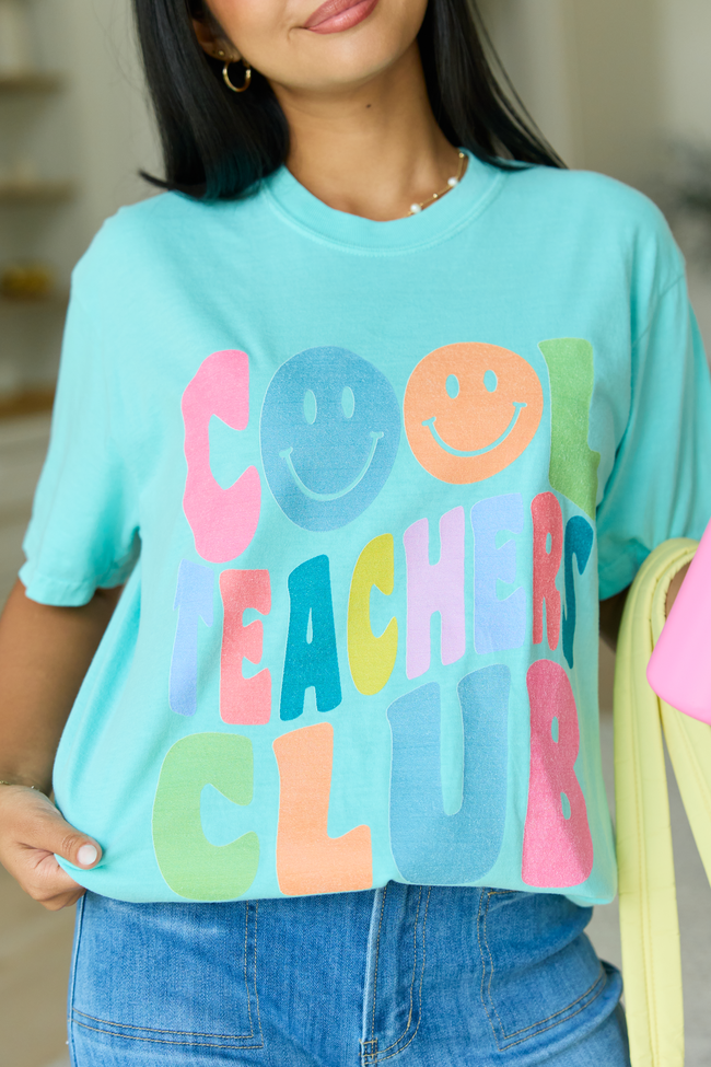 Cool Teachers Club Mint Graphic Tee