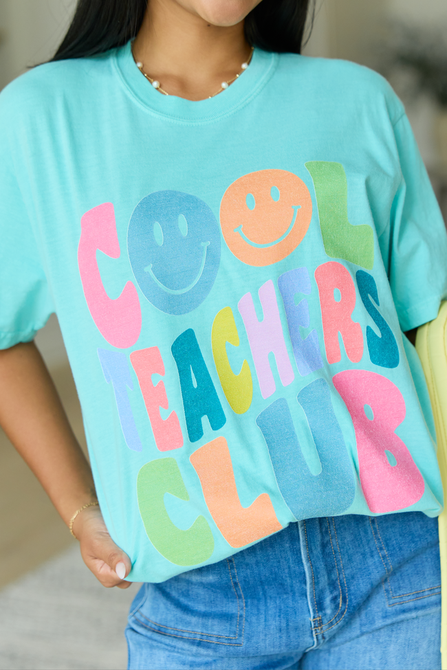 Cool Teachers Club Mint Graphic Tee