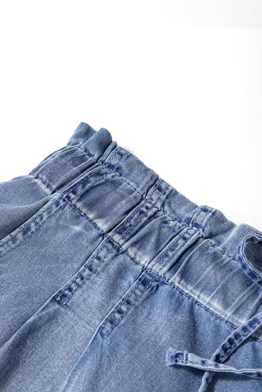 Raw Hem Denim Shorts