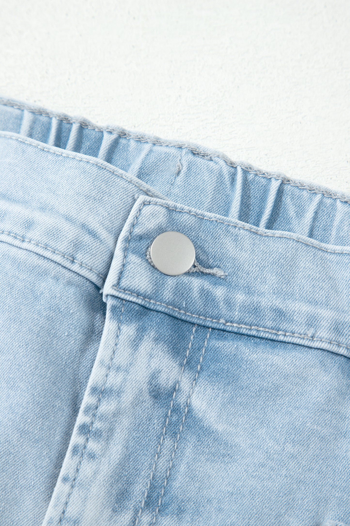 Patch Pocket Raw Cut Shift Jeans