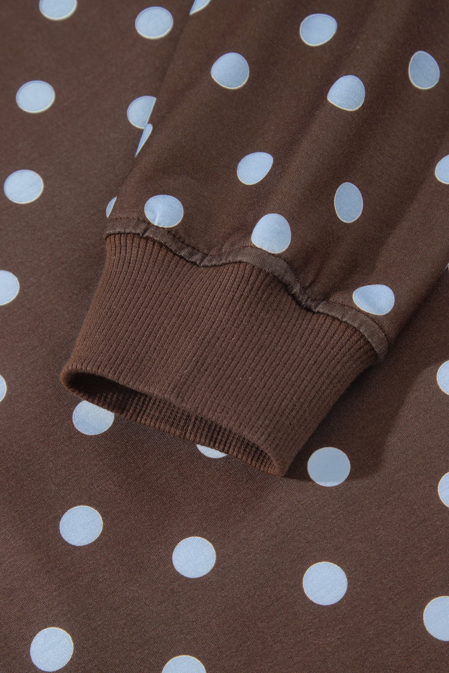 Polka Dot Embroidered Bow Detail Skort Set