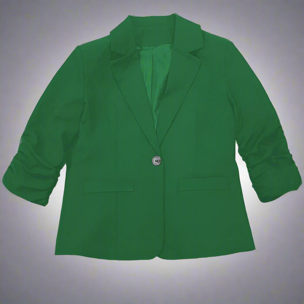 Ruched Blazer