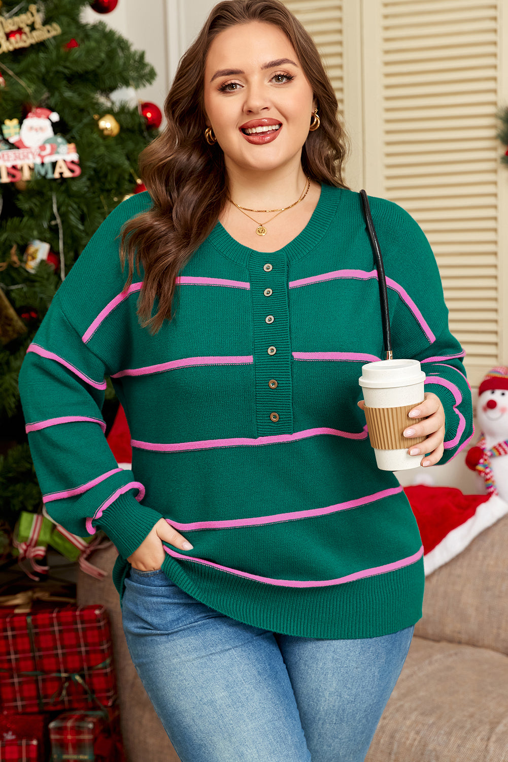 Drop Shoulder Sweater