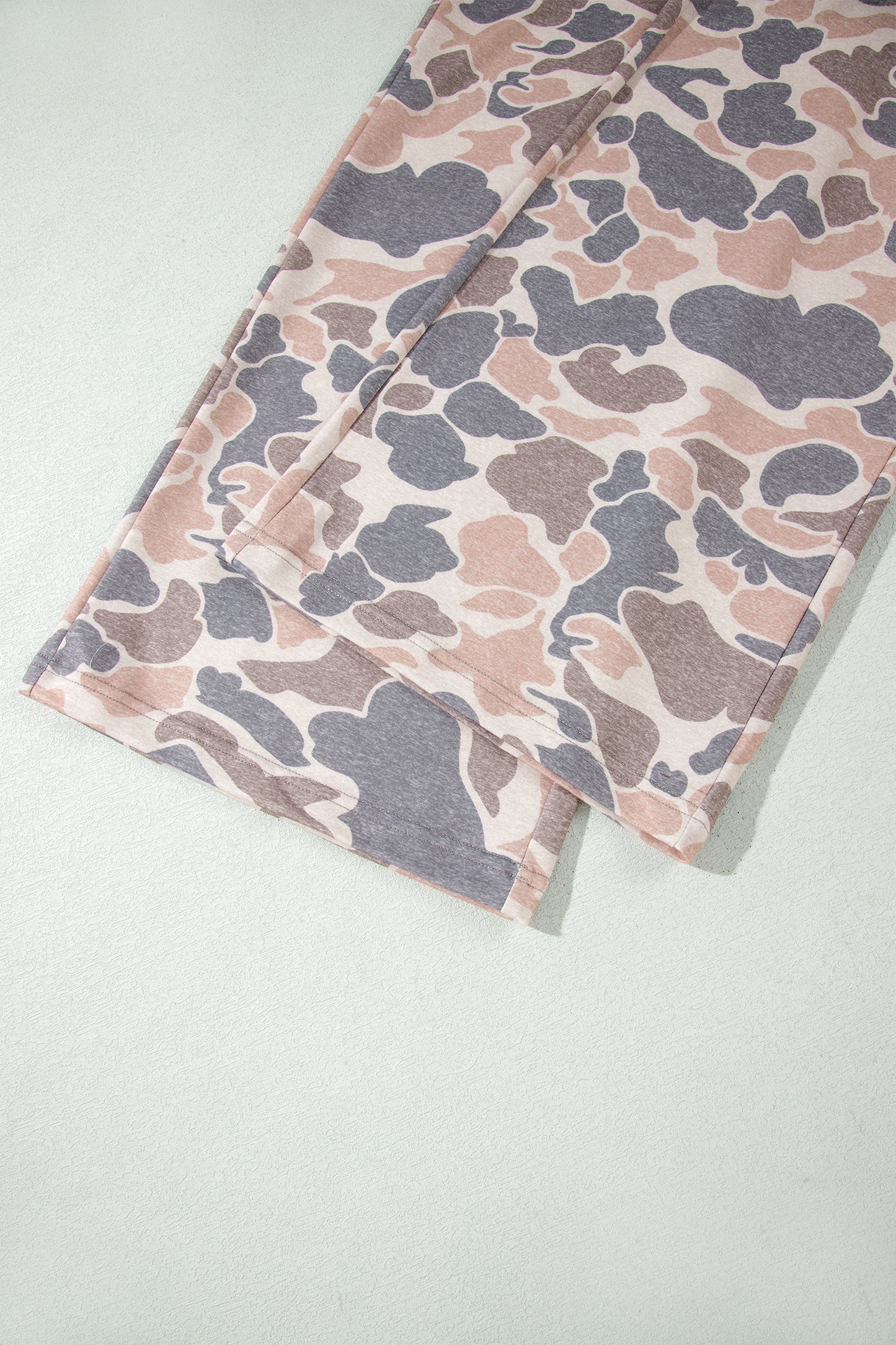 Camouflage Print Pants Set