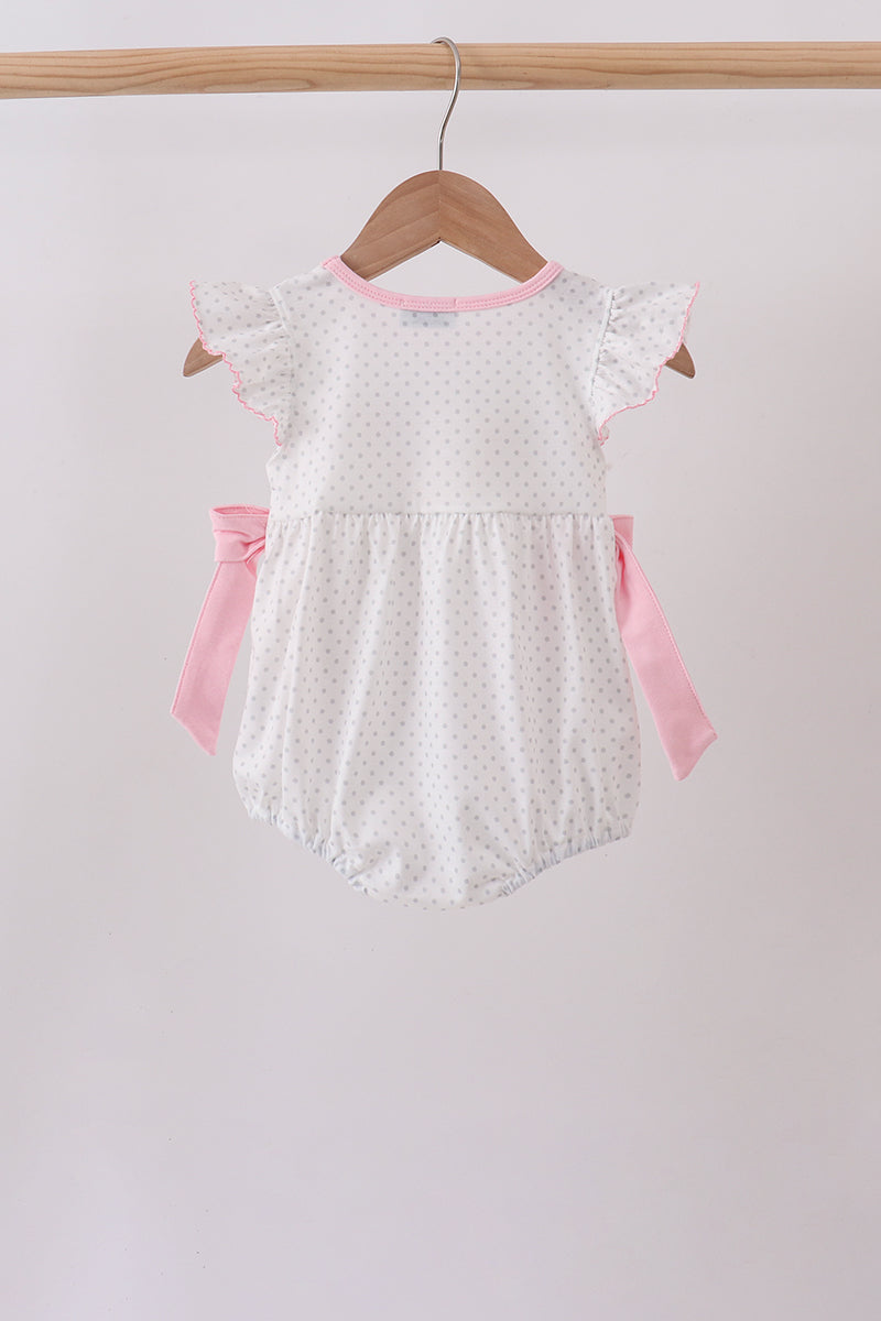 ABC embroidery dot bubble