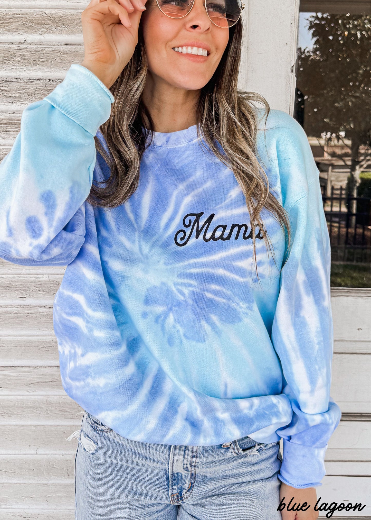 Mama Pocket Tie Dye Sweatshirt