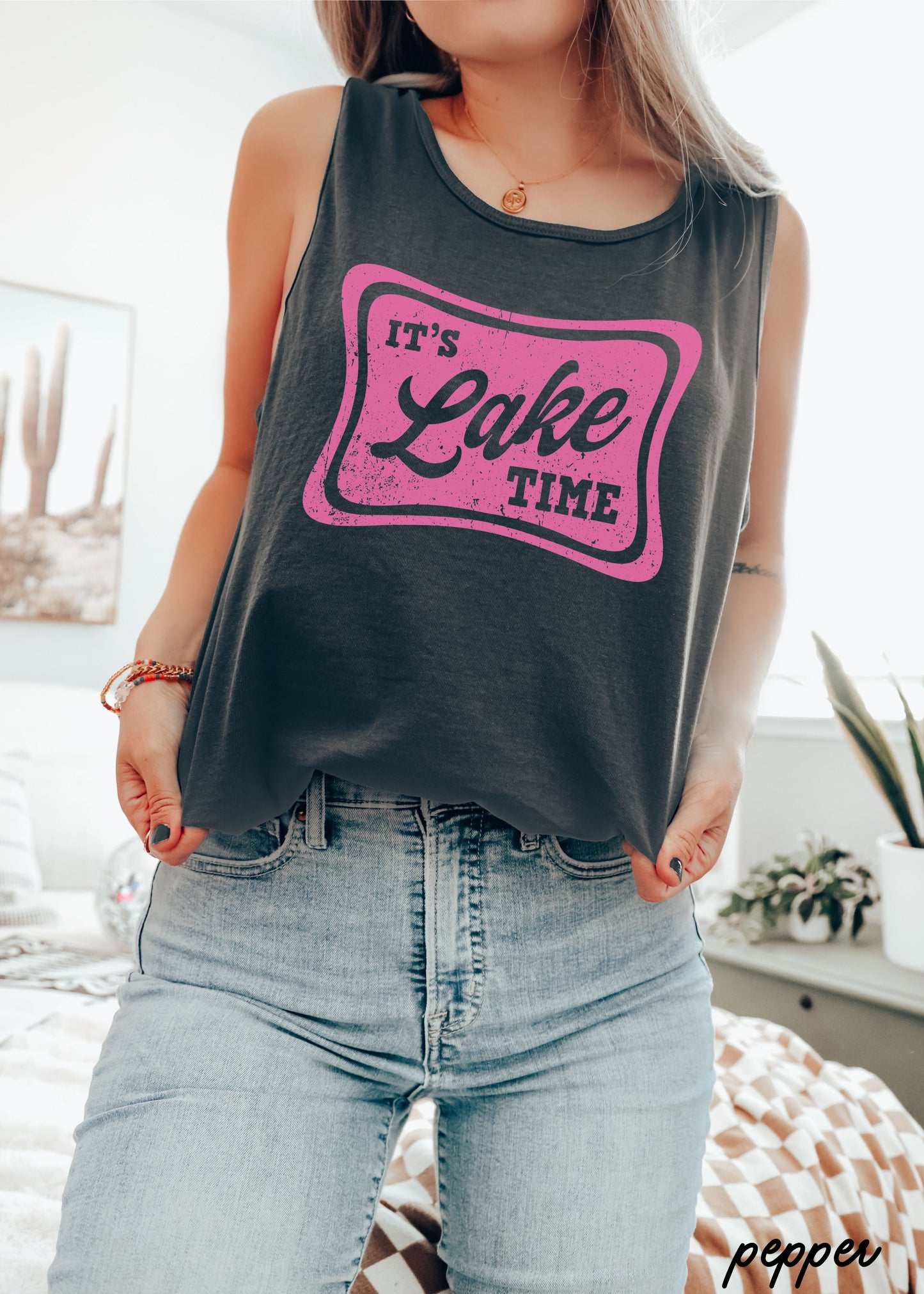 Lake Time Tank *10 Colors (S-3X)