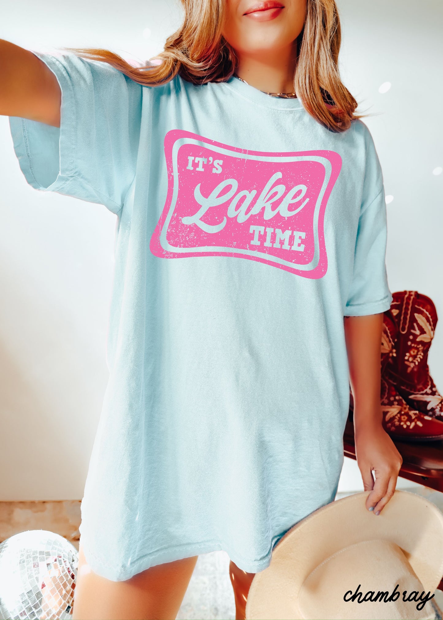 Lake Time Tee *16 Colors (S-3X)