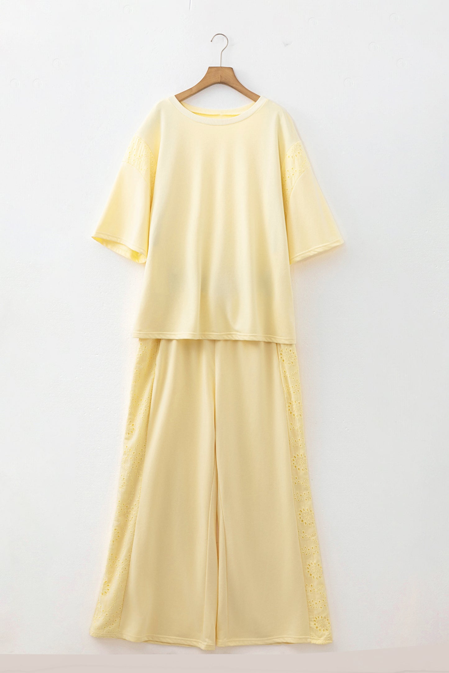 Eyelet Lace Pants Set