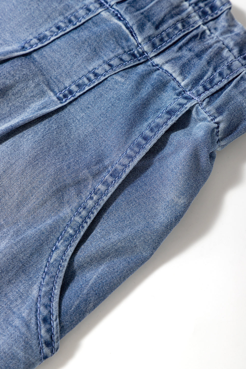 Raw Hem Denim Shorts