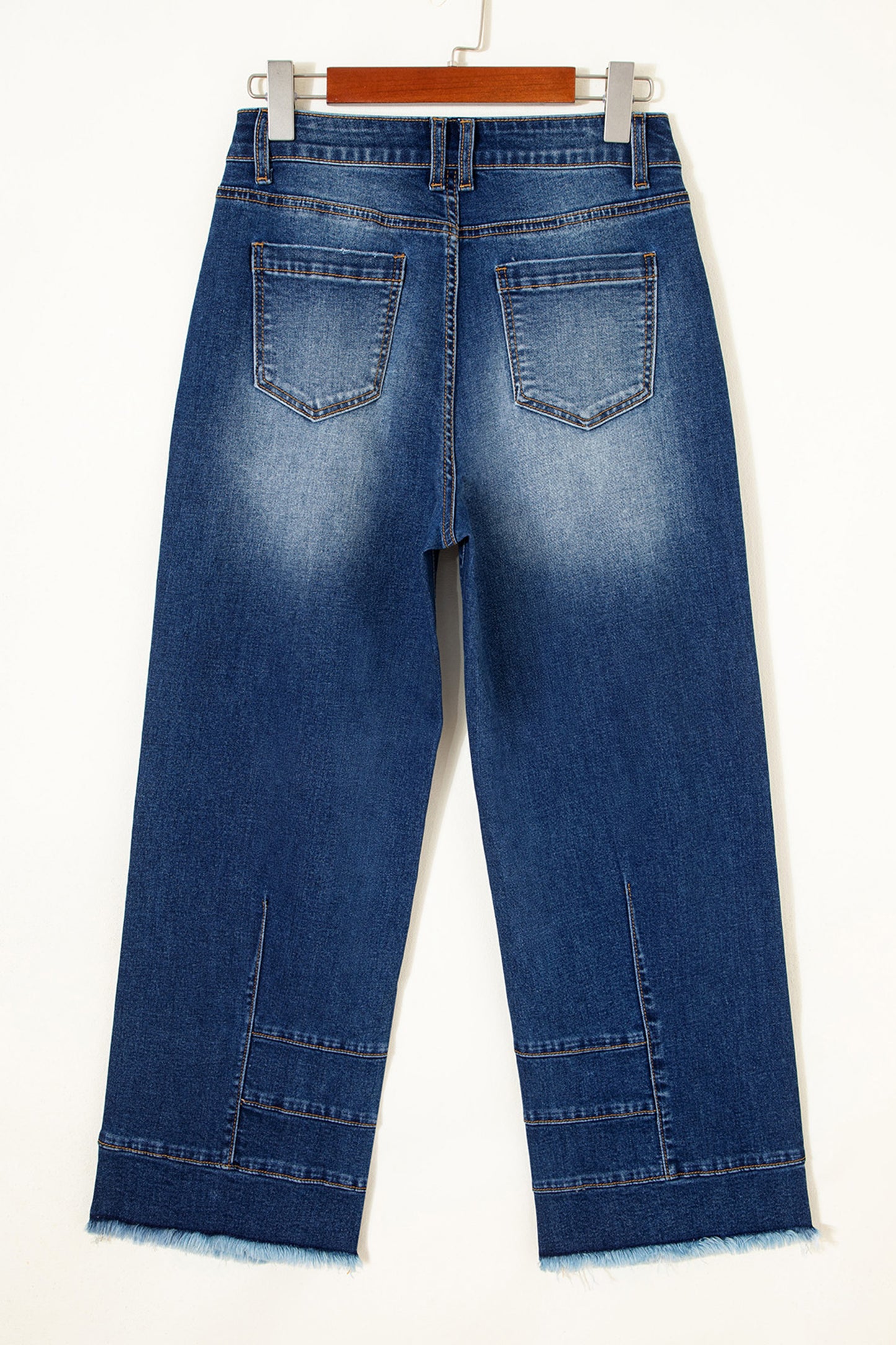 Raw Hem Ankle Length Jeans