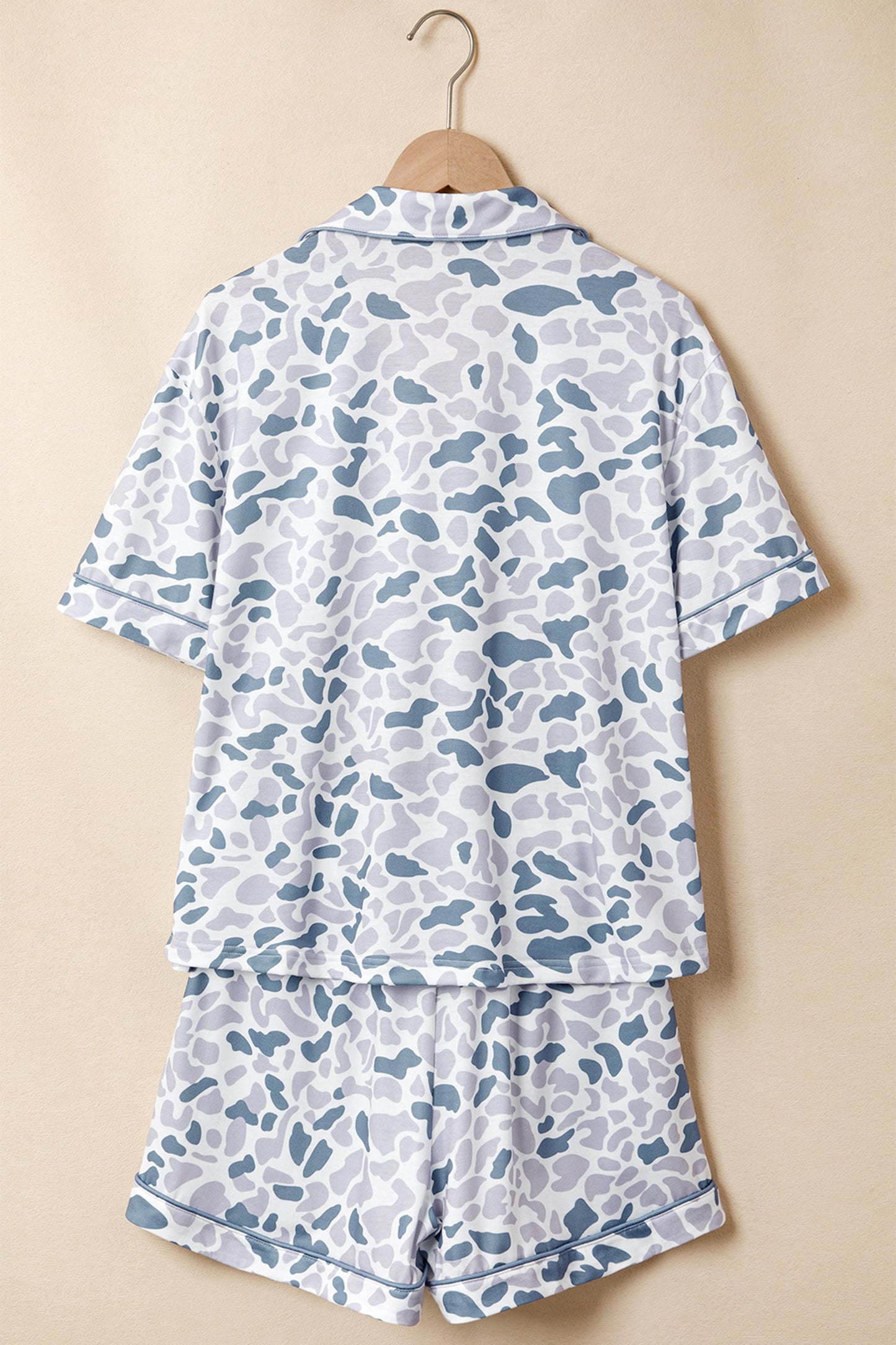 Camouflage Print Pajama Set