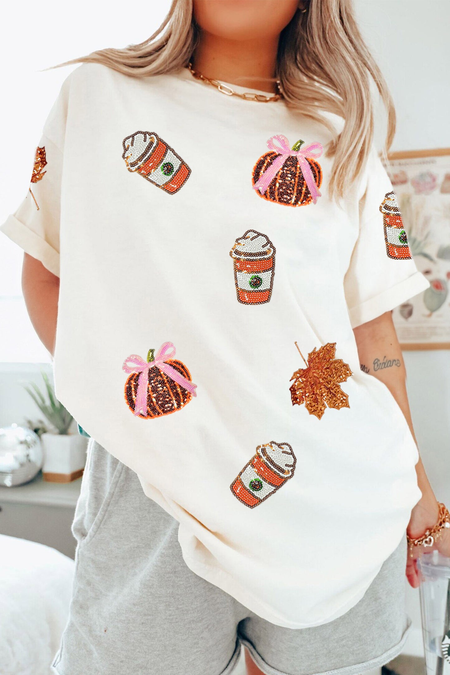 Fall Graphic Shift T Shirt