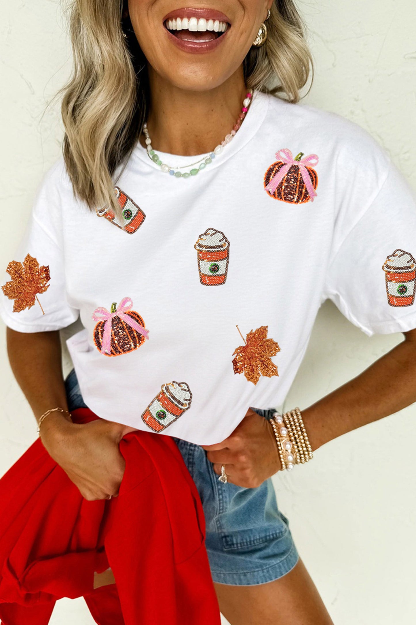 Fall Graphic Shift T Shirt