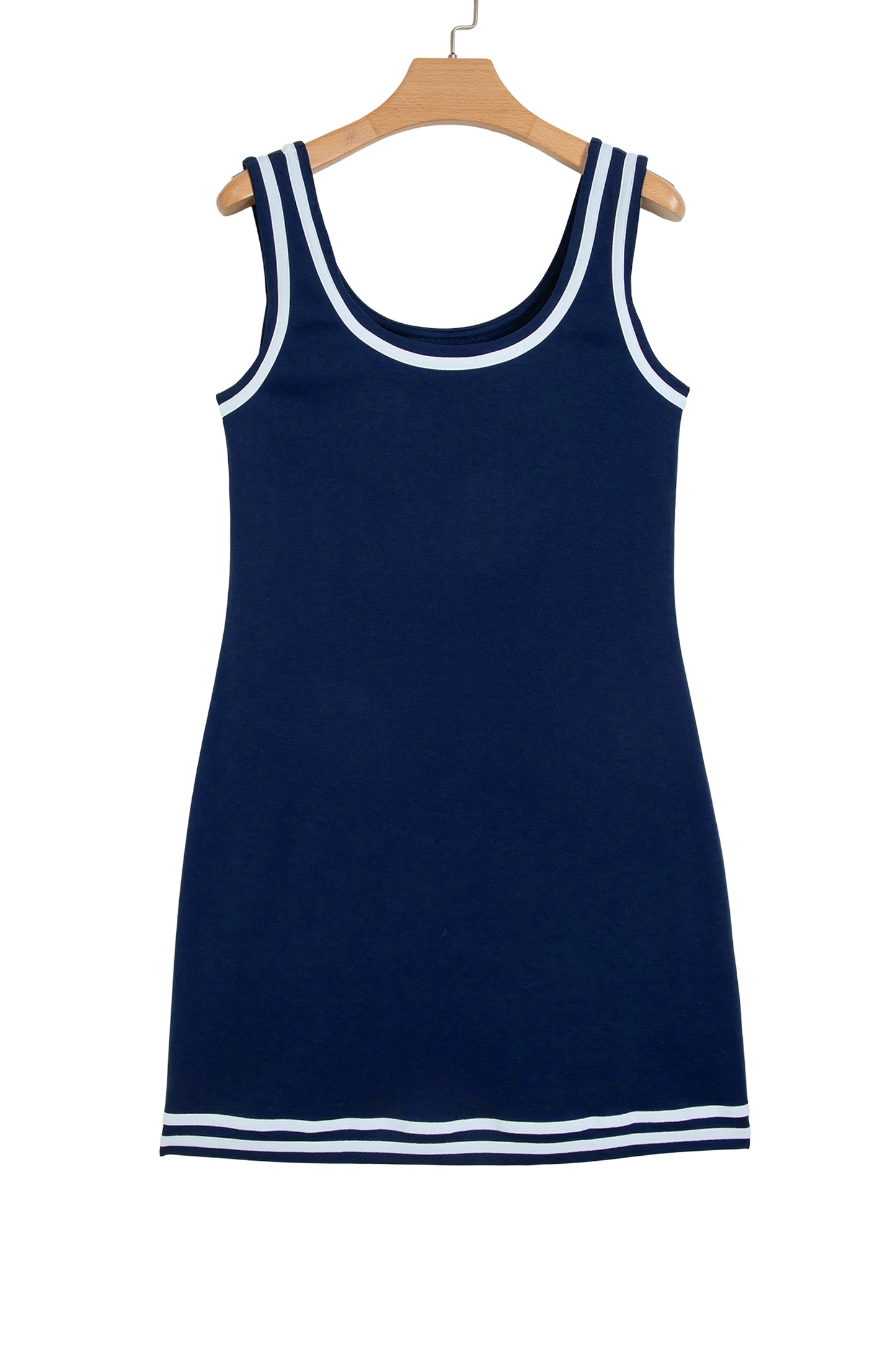 Sleeveless Mini Dress with Shorts 2pcs Set