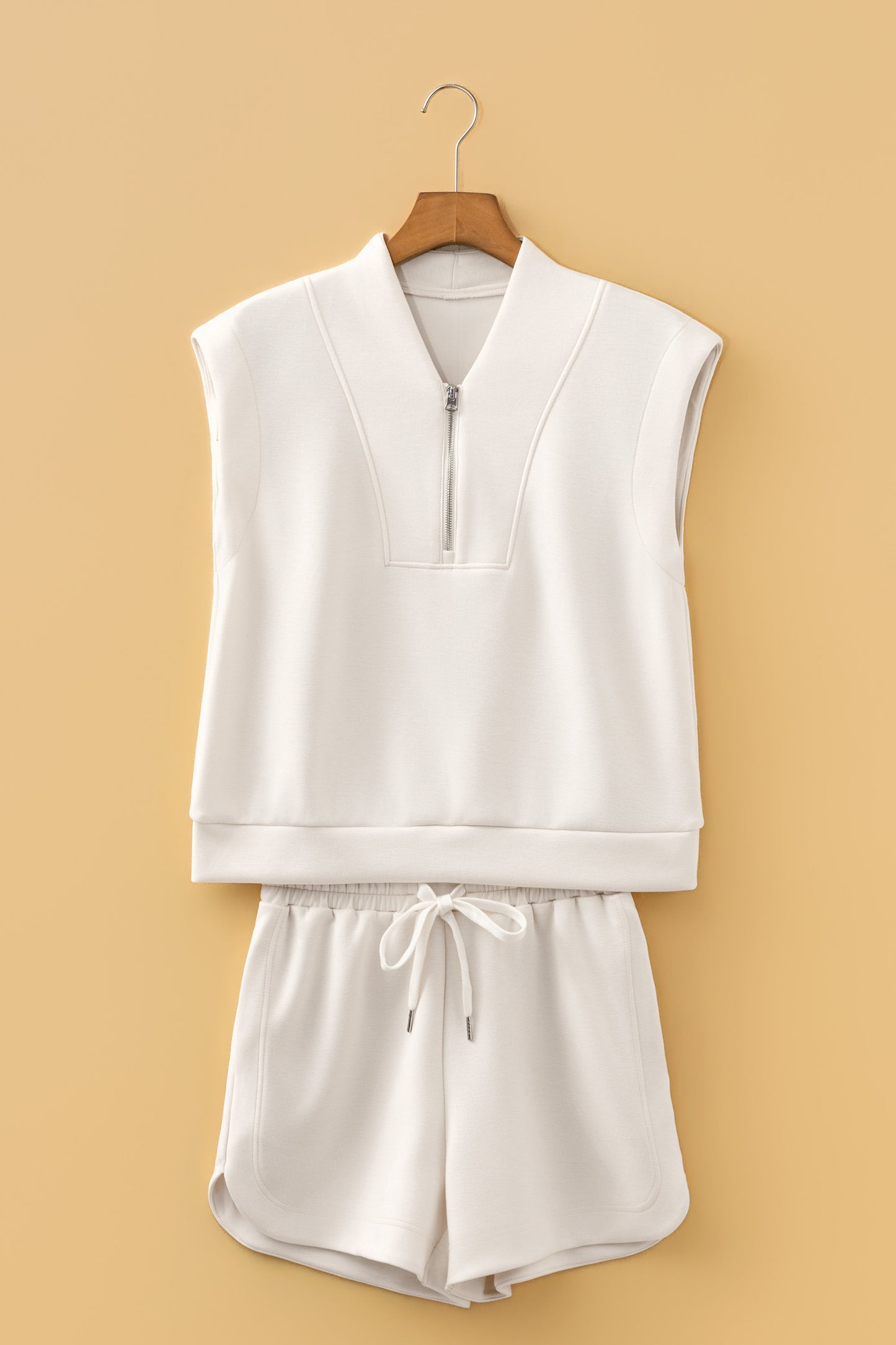 Quarter Zip Sleeveless Casual Outfit