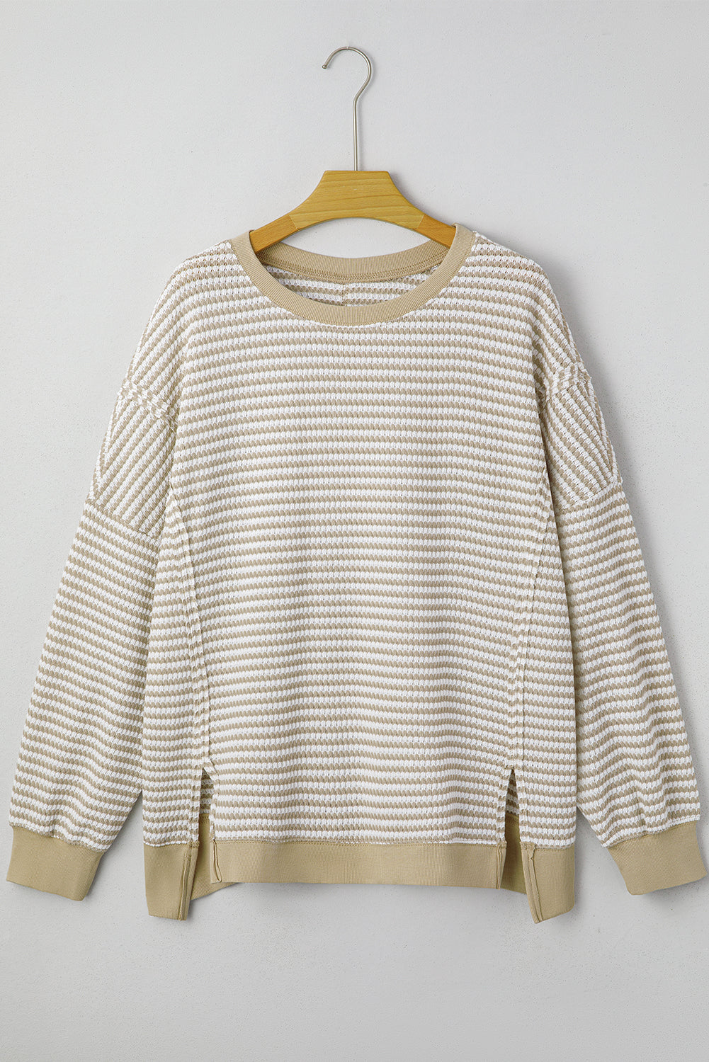 Knit Ribbed Long Sleeve Top