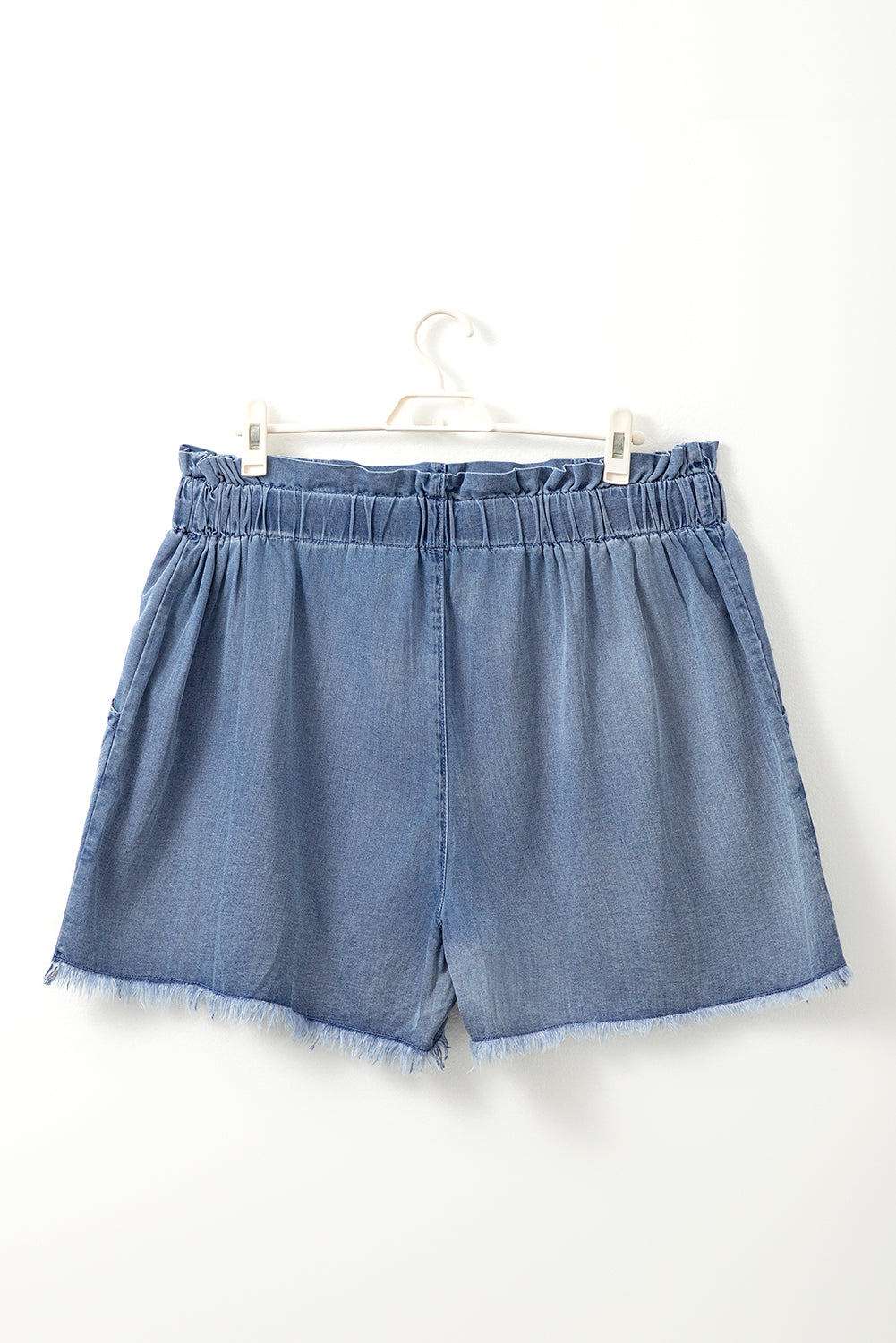 Raw Hem Denim Shorts