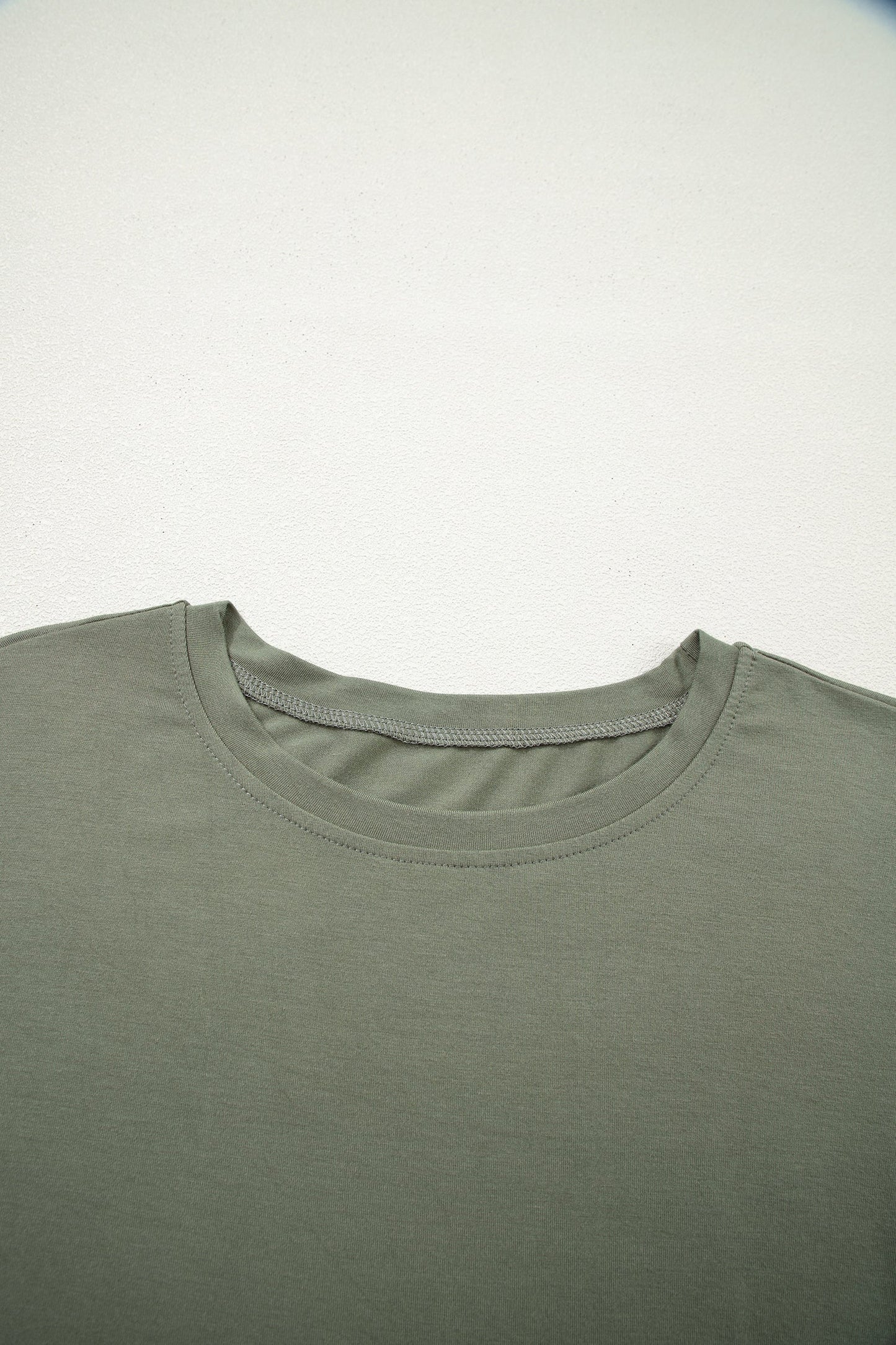 Laurel Green Oversized Tee Tie Wrap Mini Skort Set