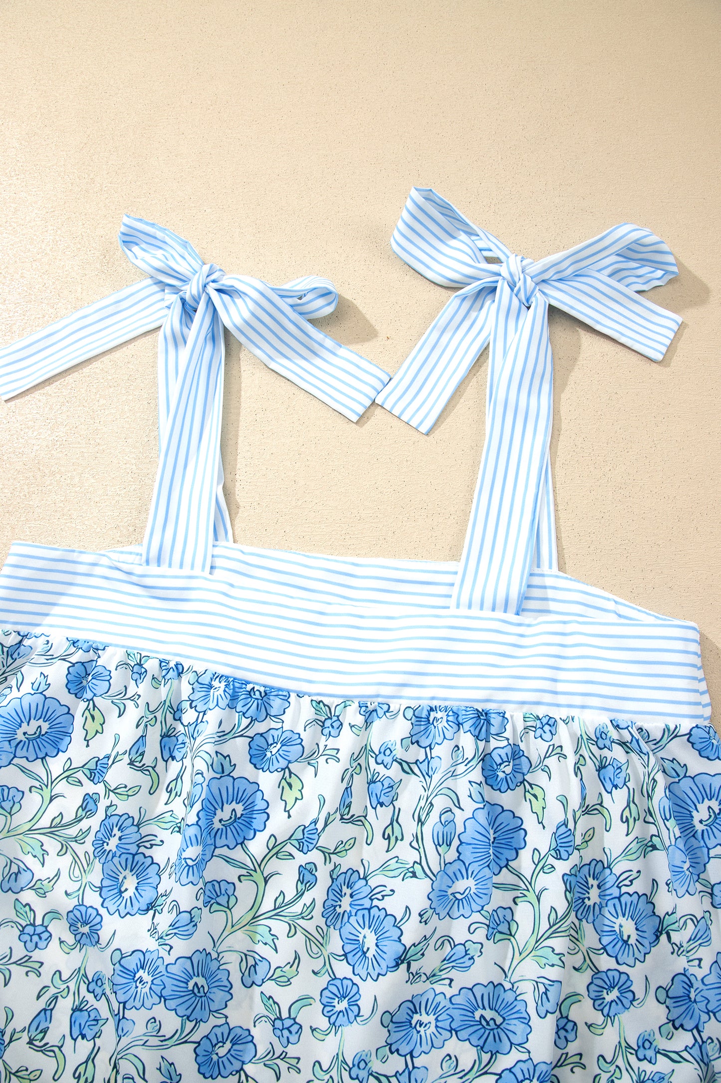 Floral Striped Short Set